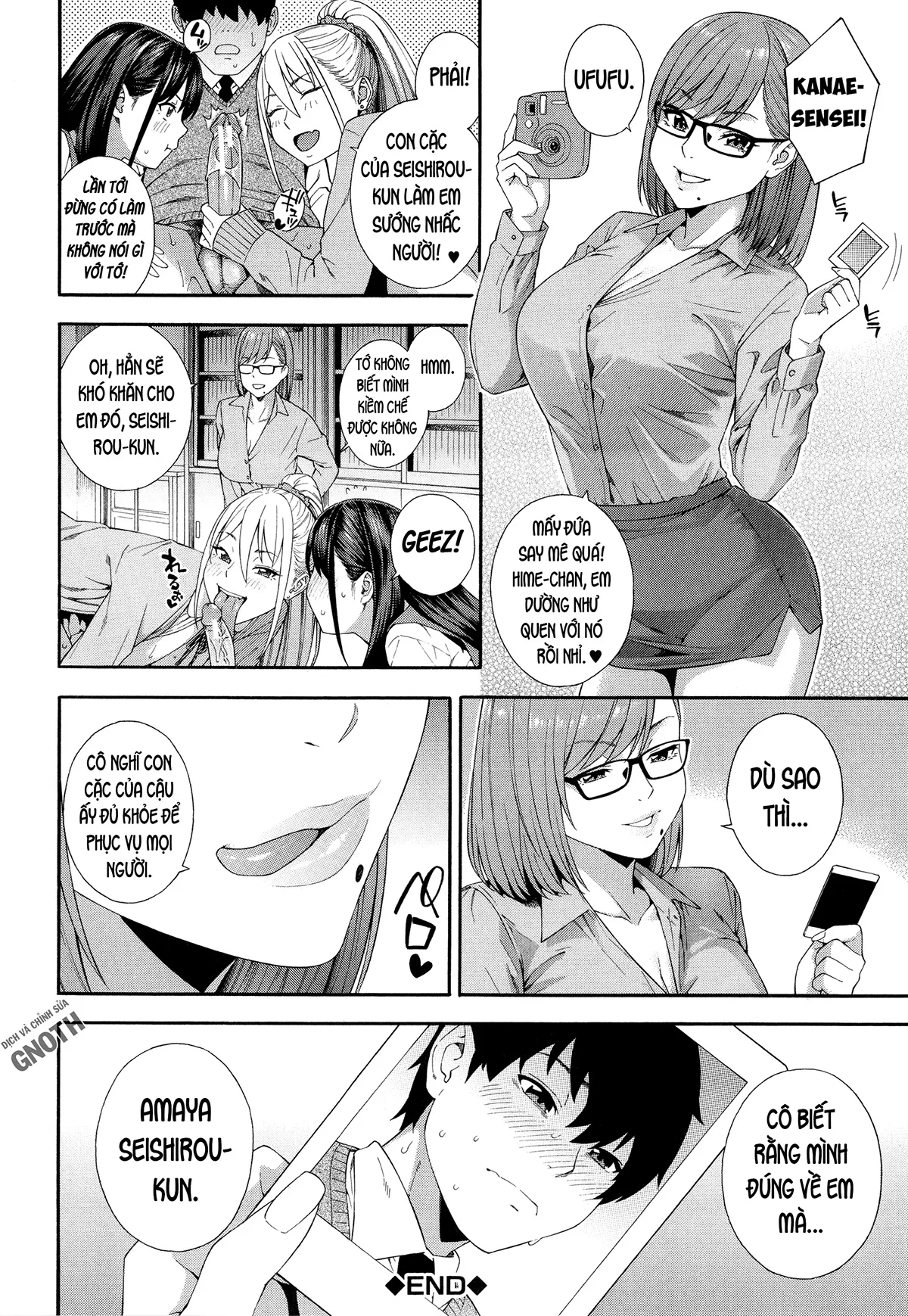 HentaiVN.net - Ảnh 44 - Fallatio Research Department [Fellatio Kenkyuubu] - Chap 2