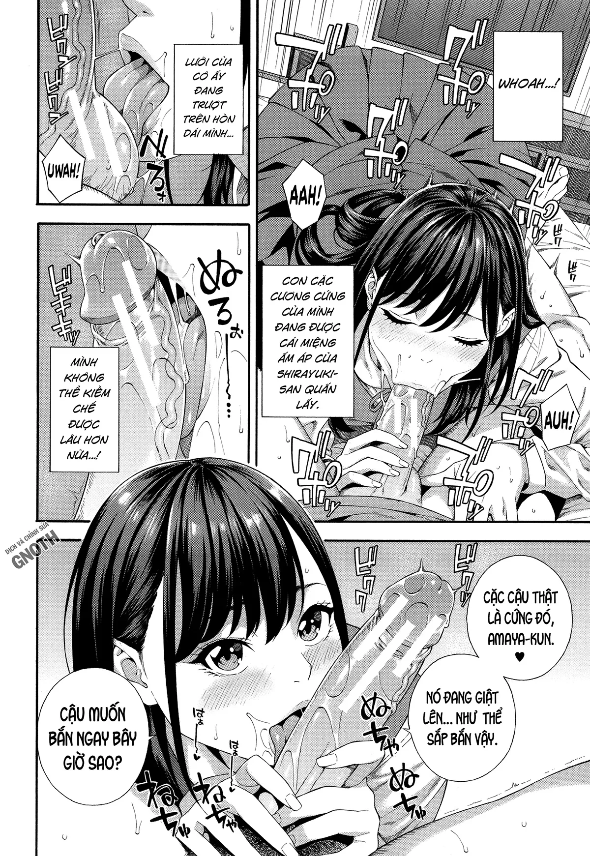 HentaiVN.net - Ảnh 4 - Fallatio Research Department [Fellatio Kenkyuubu] - Chap 2