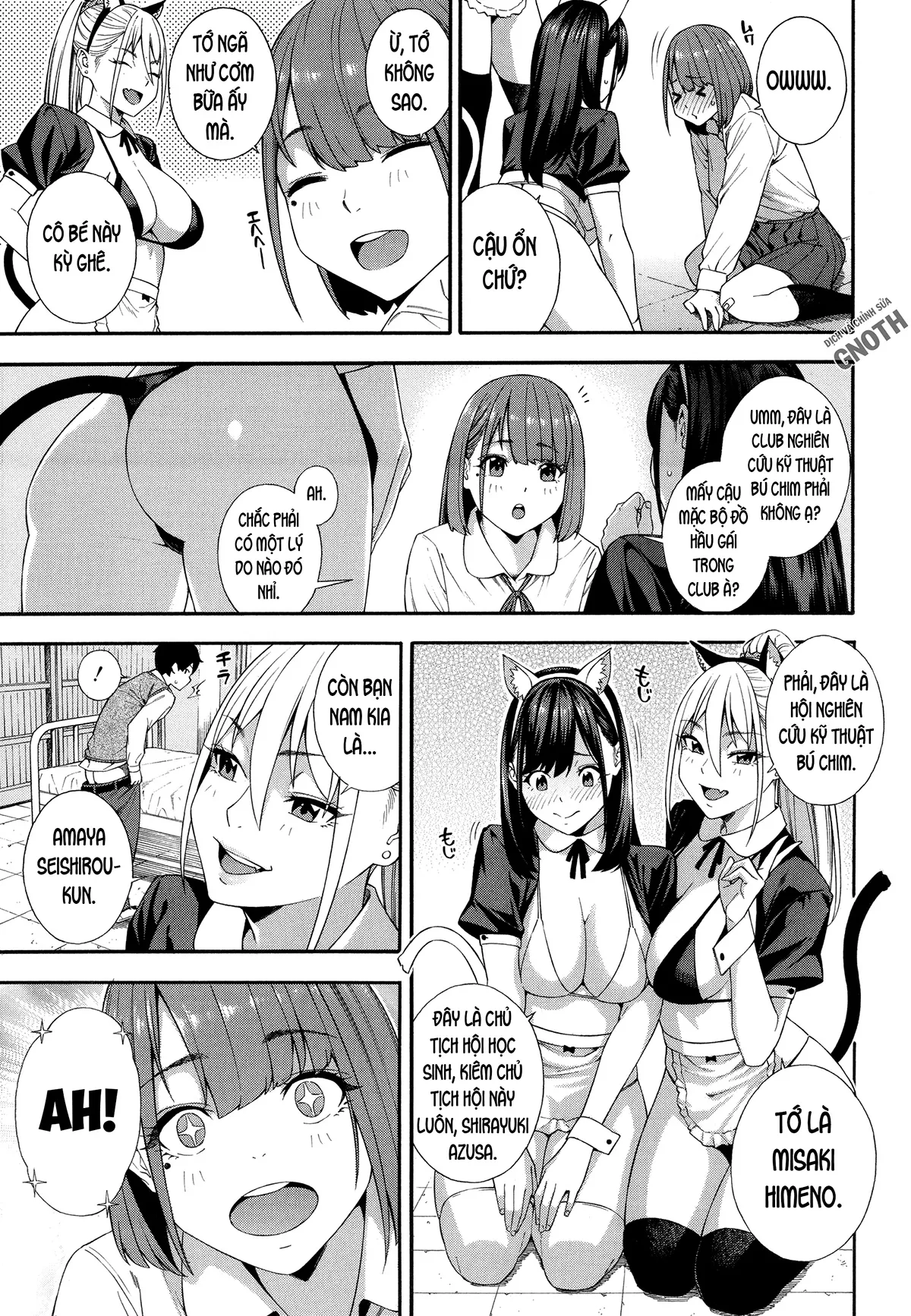 HentaiVN.net - Ảnh 13 - Fallatio Research Department [Fellatio Kenkyuubu] - Chap 3