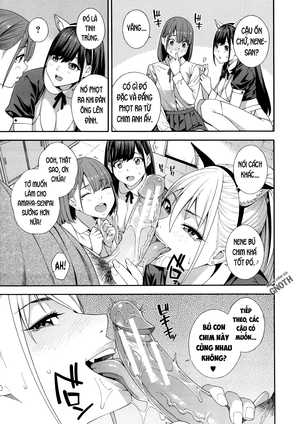HentaiVN.net - Ảnh 25 - Fallatio Research Department [Fellatio Kenkyuubu] - Chap 3