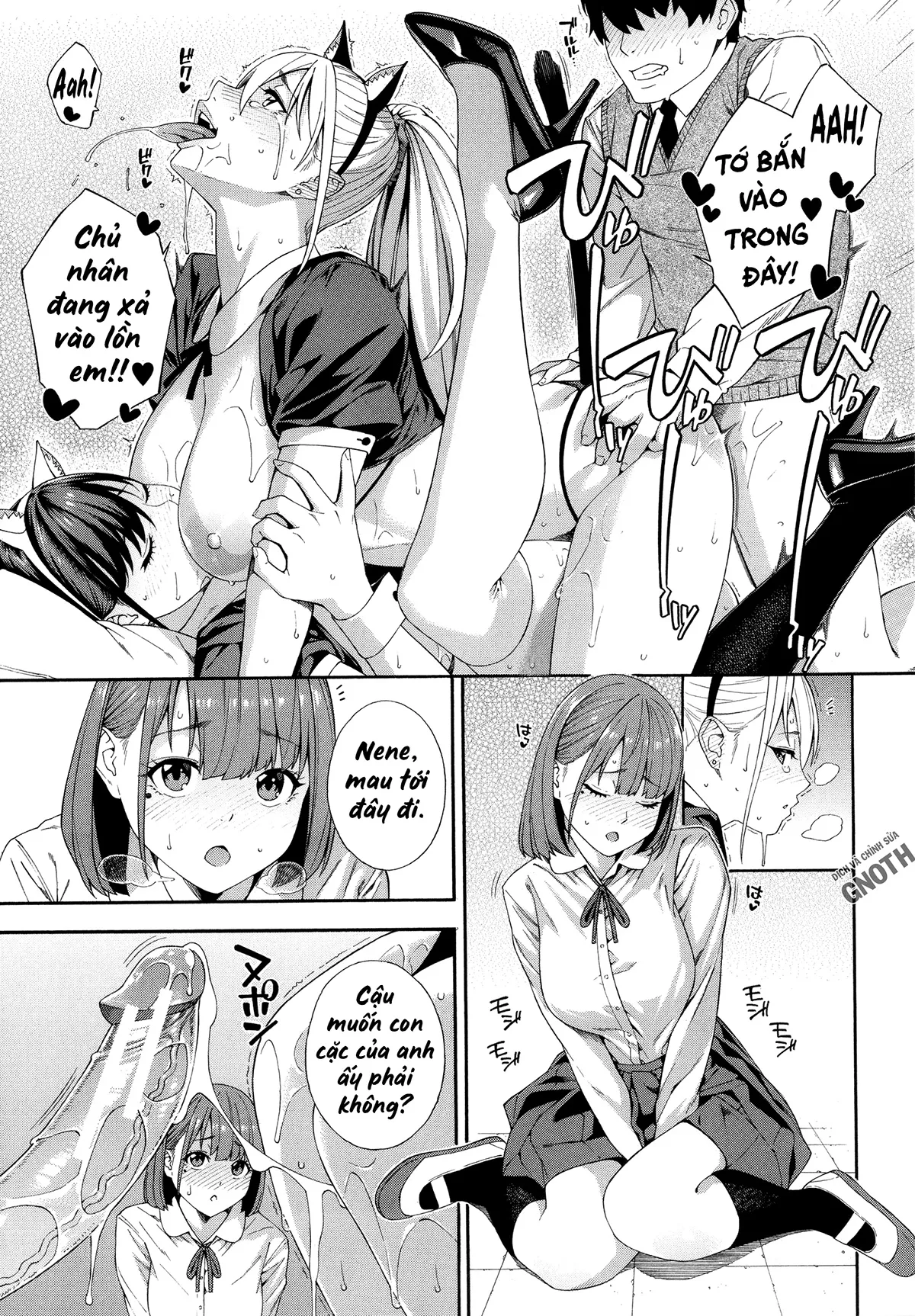 HentaiVN.net - Ảnh 33 - Fallatio Research Department [Fellatio Kenkyuubu] - Chap 3