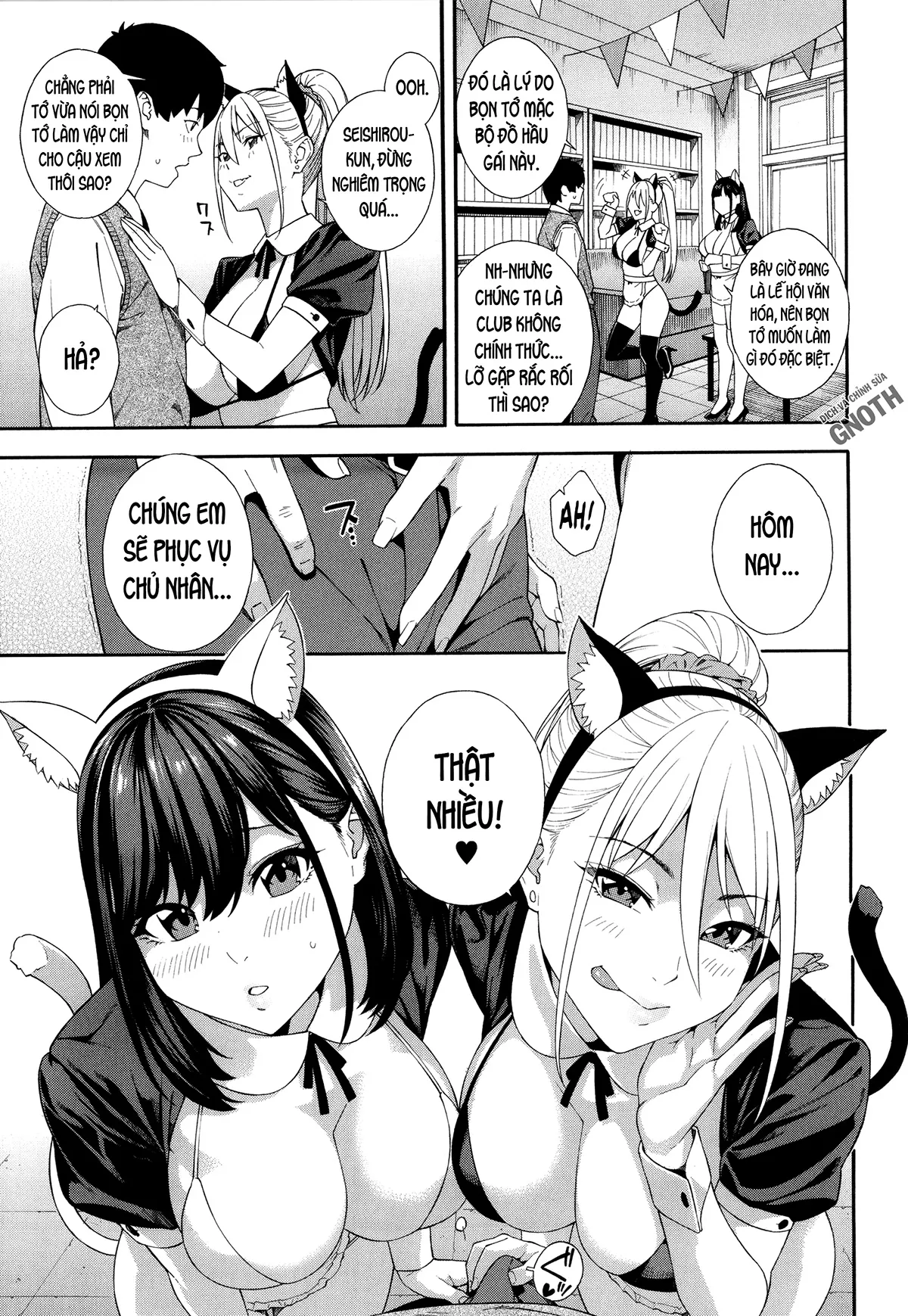 HentaiVN.net - Ảnh 3 - Fallatio Research Department [Fellatio Kenkyuubu] - Chap 3
