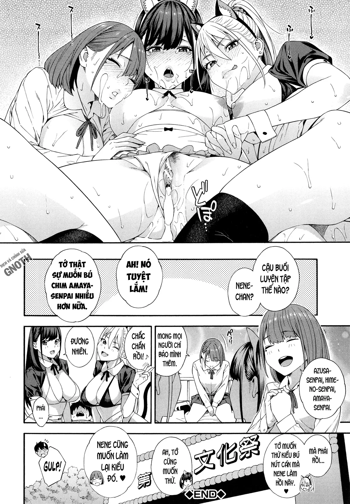 HentaiVN.net - Ảnh 42 - Fallatio Research Department [Fellatio Kenkyuubu] - Chap 3