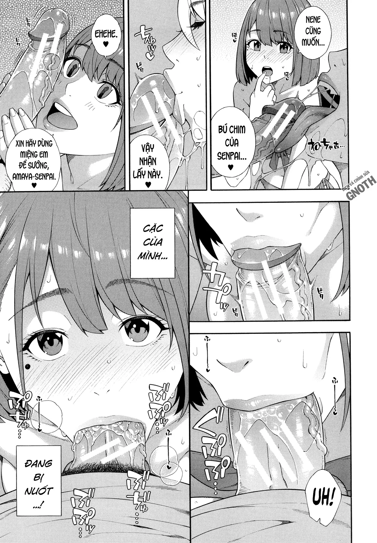 HentaiVN.net - Ảnh 25 - Fallatio Research Department [Fellatio Kenkyuubu] - Chap 5