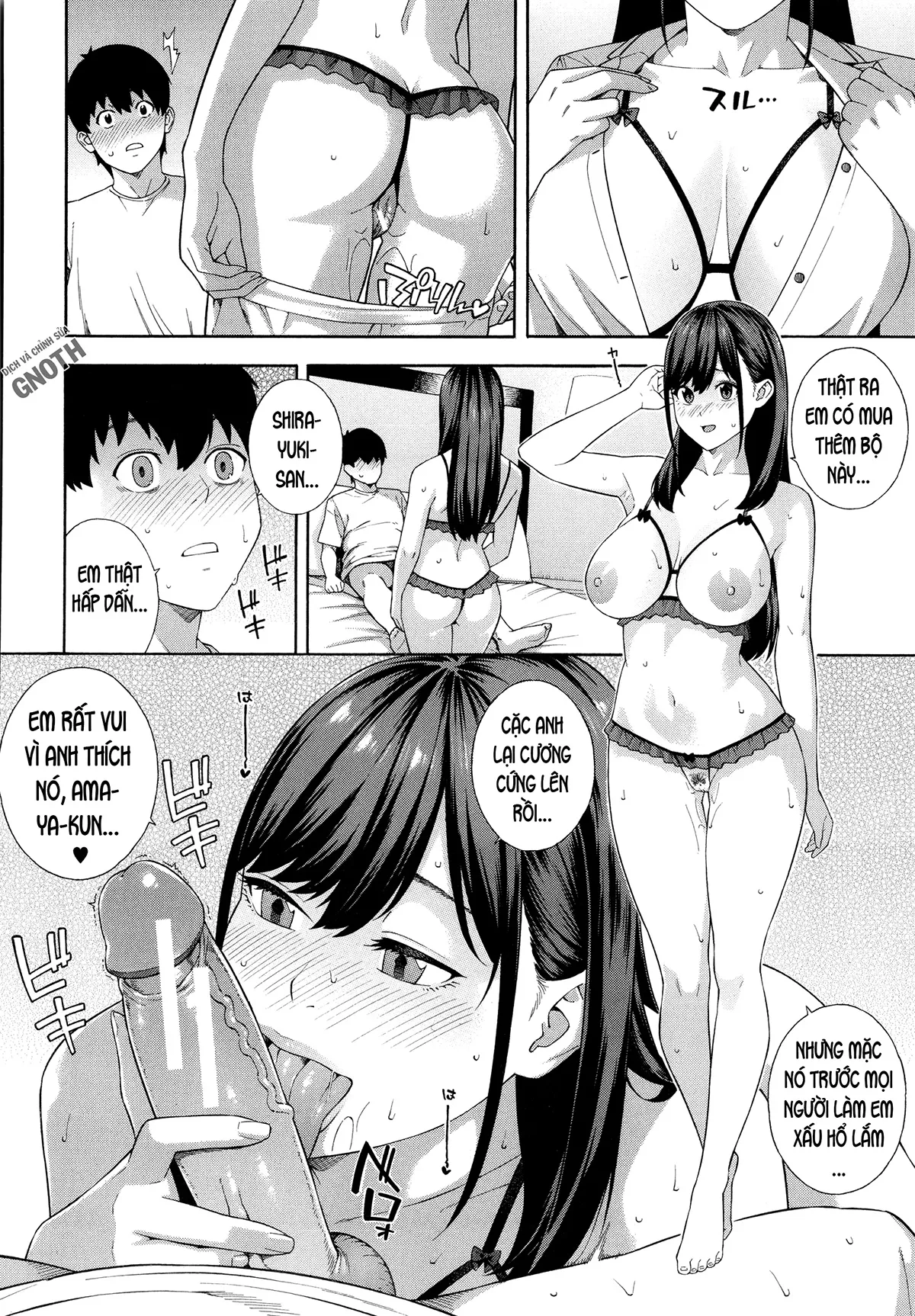 HentaiVN.net - Ảnh 38 - Fallatio Research Department [Fellatio Kenkyuubu] - Chap 5