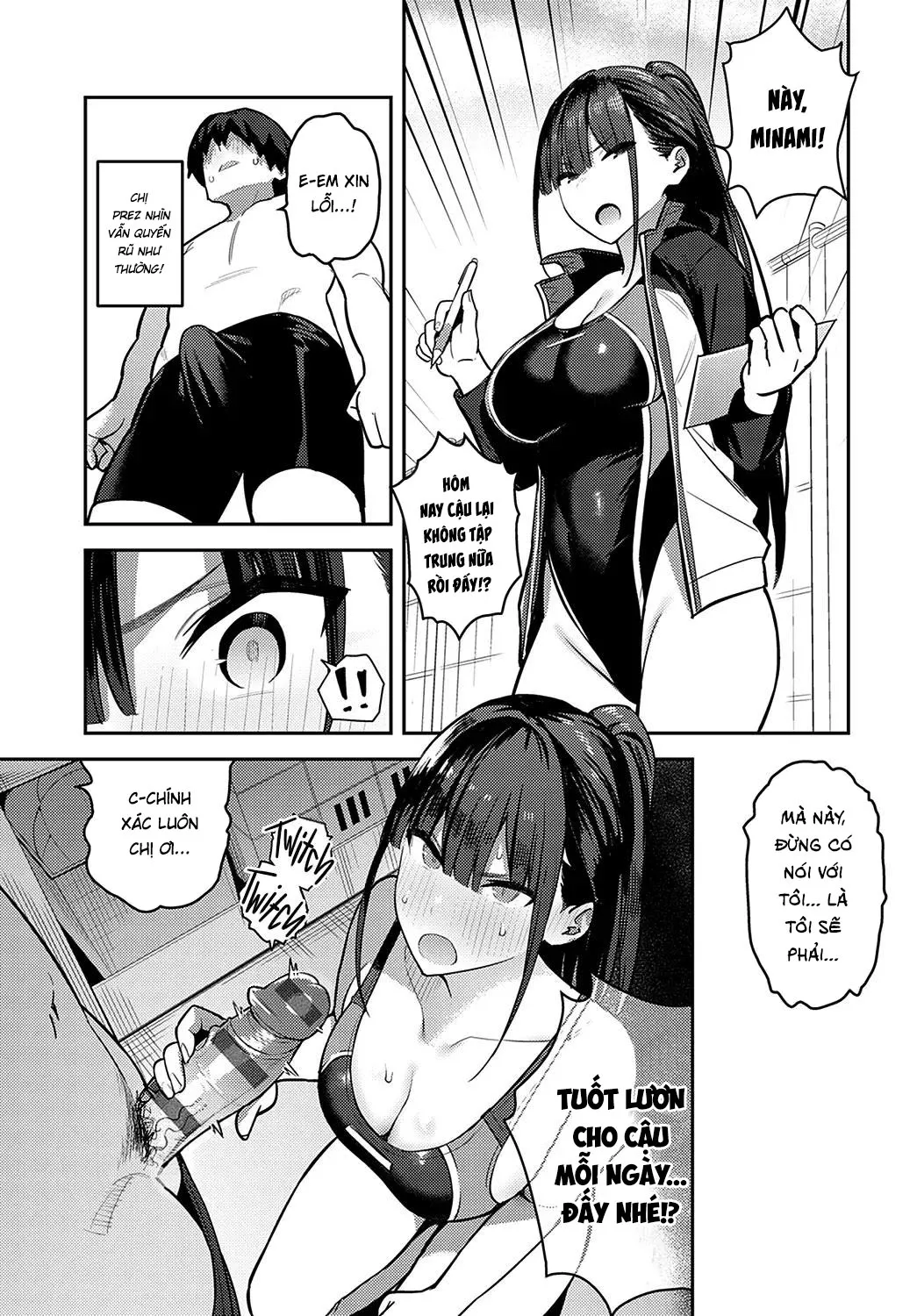 HentaiVN.net - Ảnh 12 - Sóc lọ cùng với senpai trong clb bơi lội! - Oneshot nứng