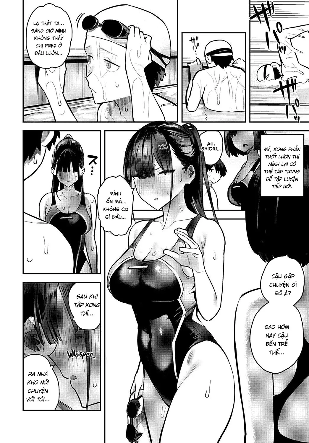 HentaiVN.net - Ảnh 19 - Sóc lọ cùng với senpai trong clb bơi lội! - Oneshot nứng