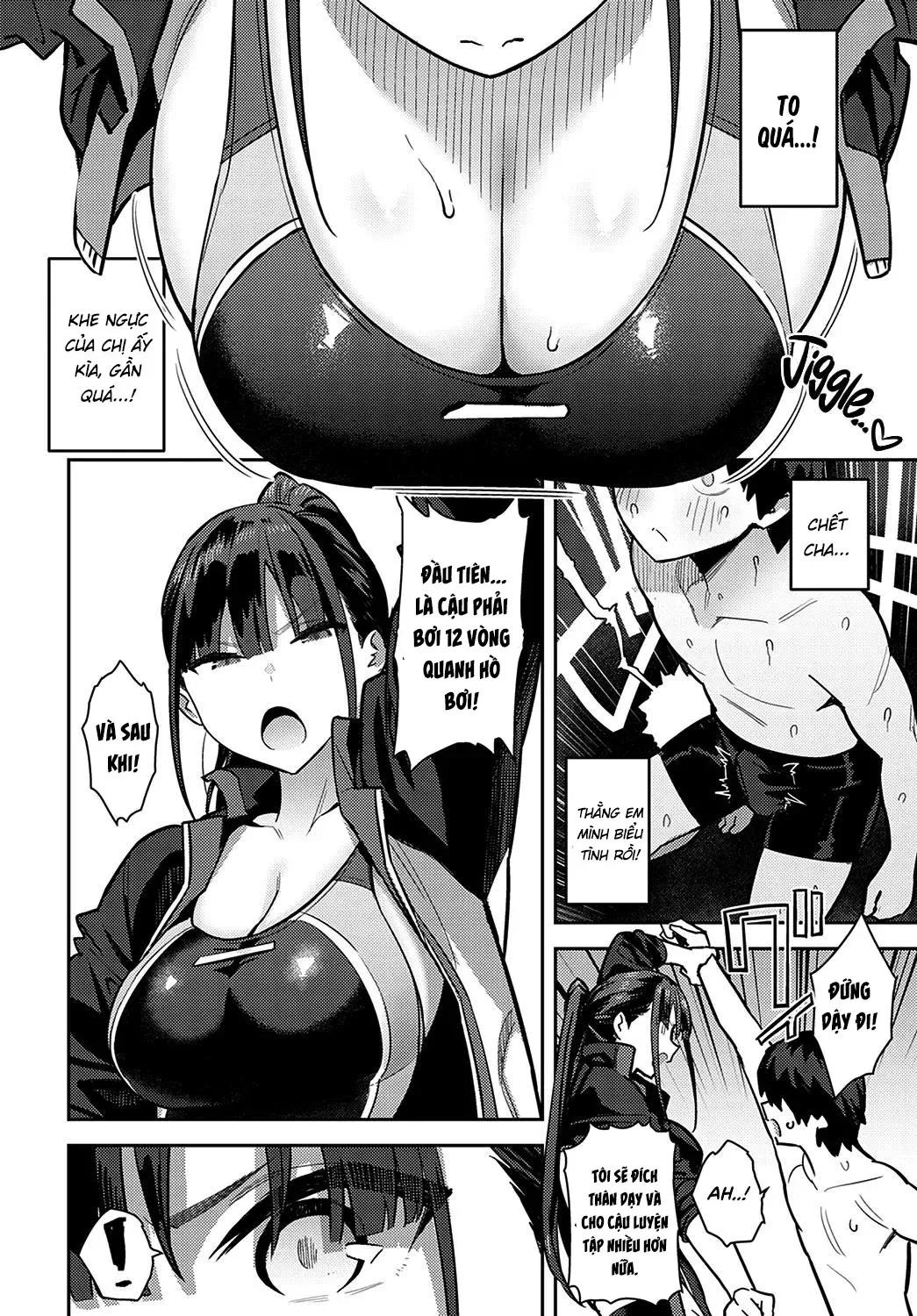 HentaiVN.net - Ảnh 5 - Sóc lọ cùng với senpai trong clb bơi lội! - Oneshot nứng