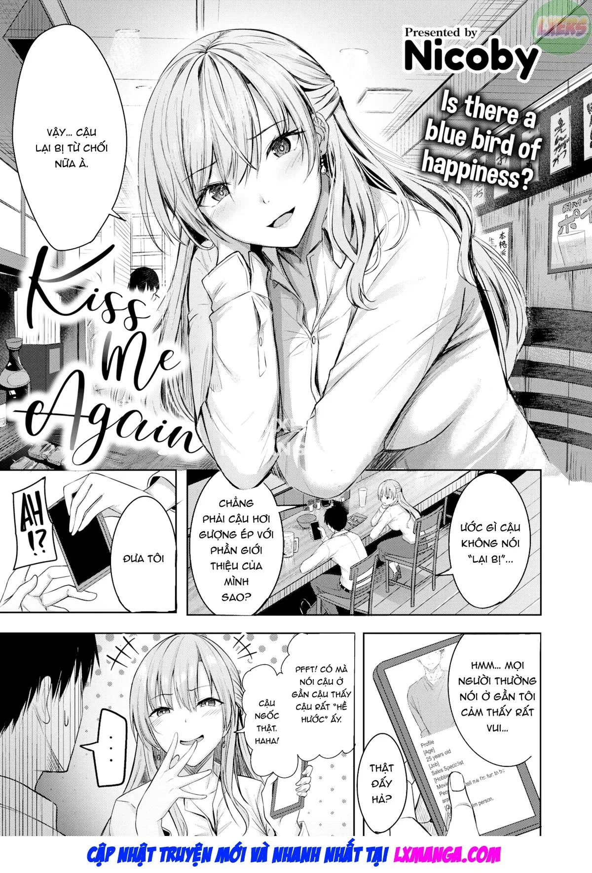 HentaiVN.net - Ảnh 3 - Hôn em lần nữa đi [Kiss Me Again] - Oneshot