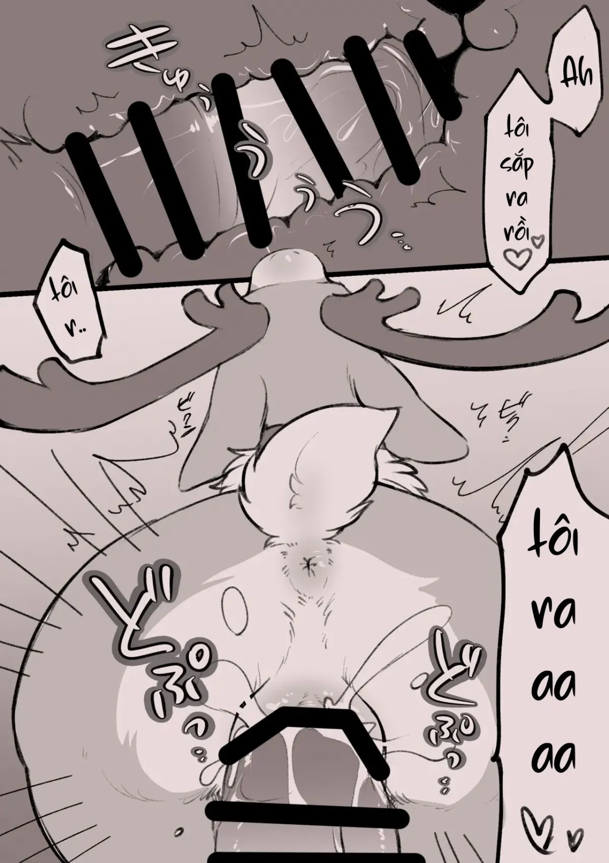 HentaiVN.net - Ảnh 5 - Người ngựa và tuần lộc - Oneshot
