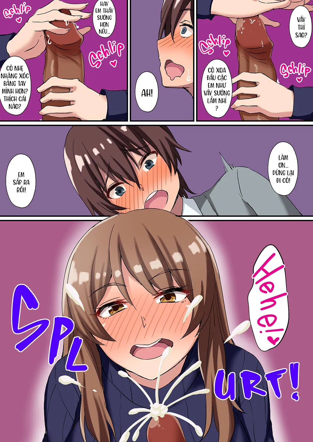HentaiVN.net - Ảnh 9 - Cô giáo hứng tình và cậu học sinh trai tân - Oneshot