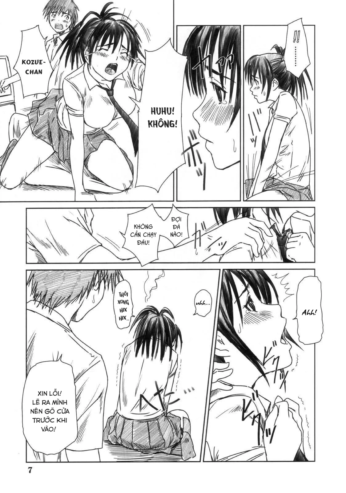 HentaiVN.net - Ảnh 6 - Giúp Kozue Khắc Phục Nỗi Sợ Đàn Ông - Oneshot