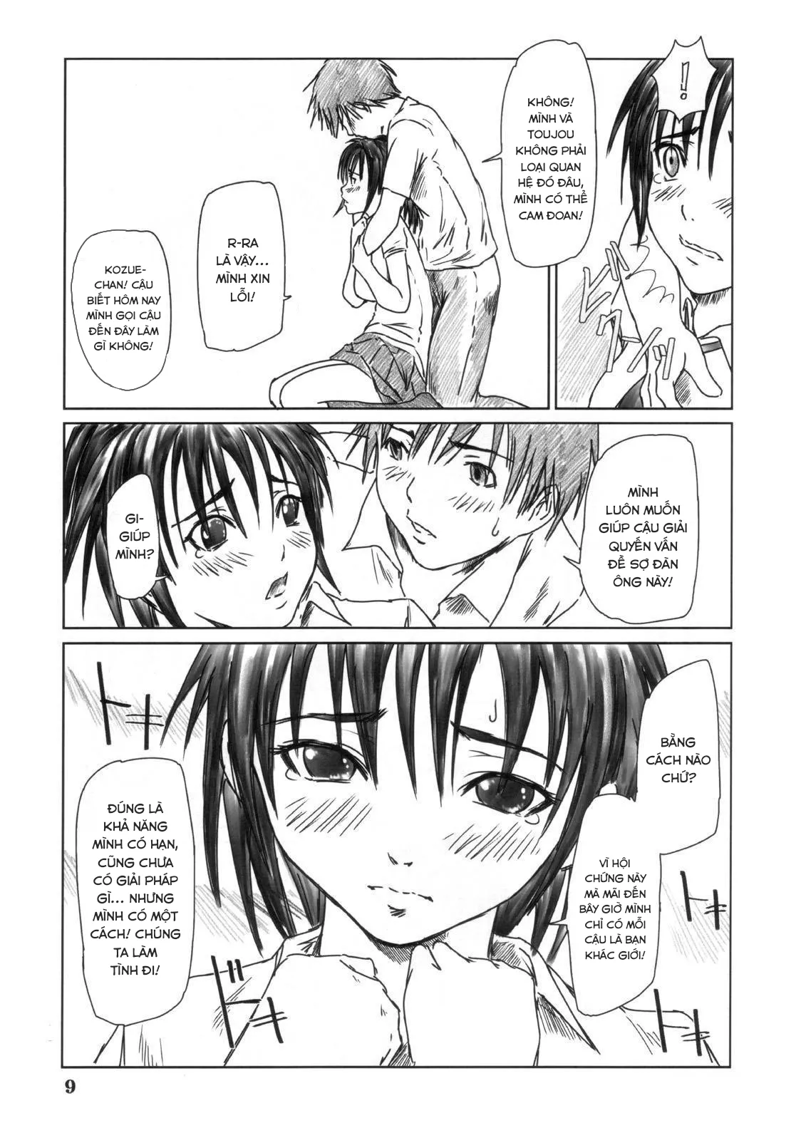 HentaiVN.net - Ảnh 8 - Giúp Kozue Khắc Phục Nỗi Sợ Đàn Ông - Oneshot