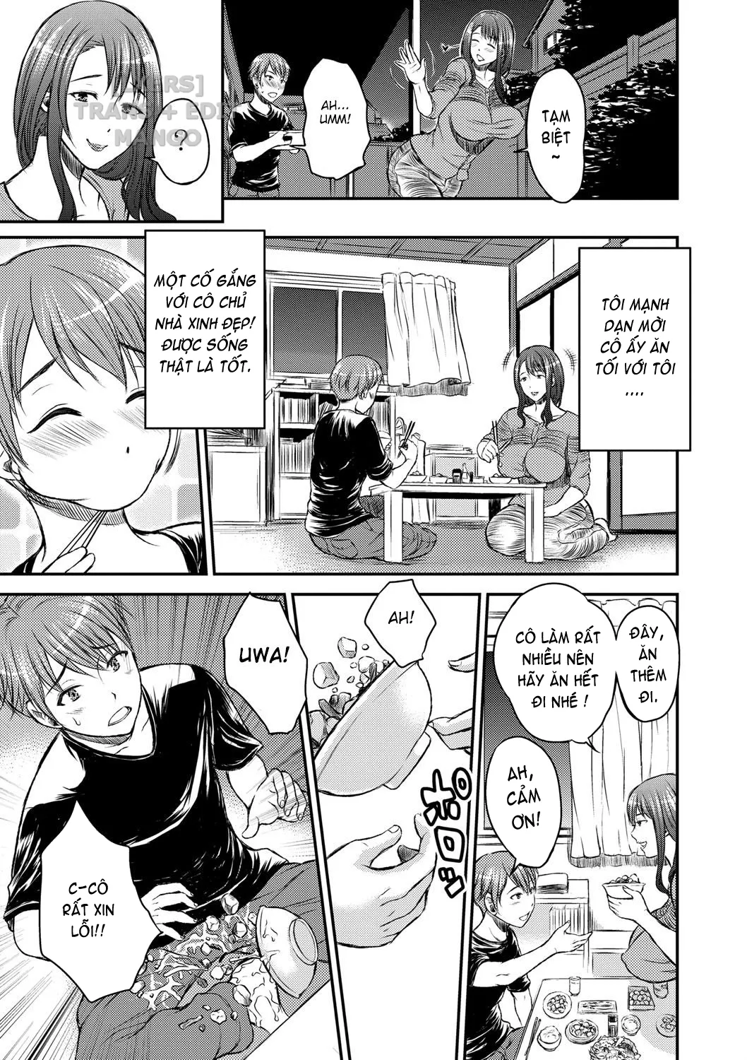 HentaiVN.net - Ảnh 11 - Inbi na Jukujo no Chichi Shibori. - Chap 1