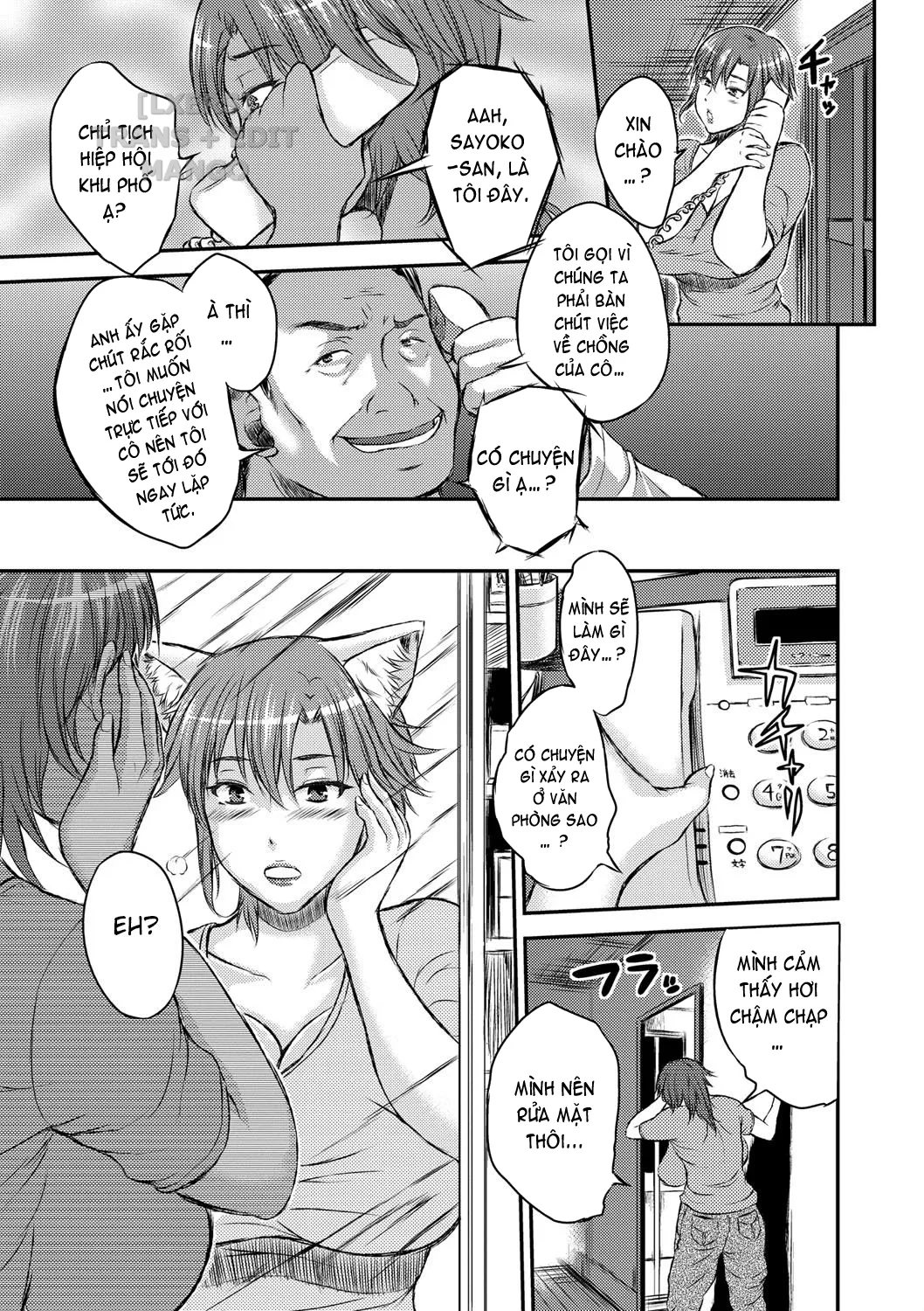 HentaiVN.net - Ảnh 7 - Inbi na Jukujo no Chichi Shibori. - Chap 3