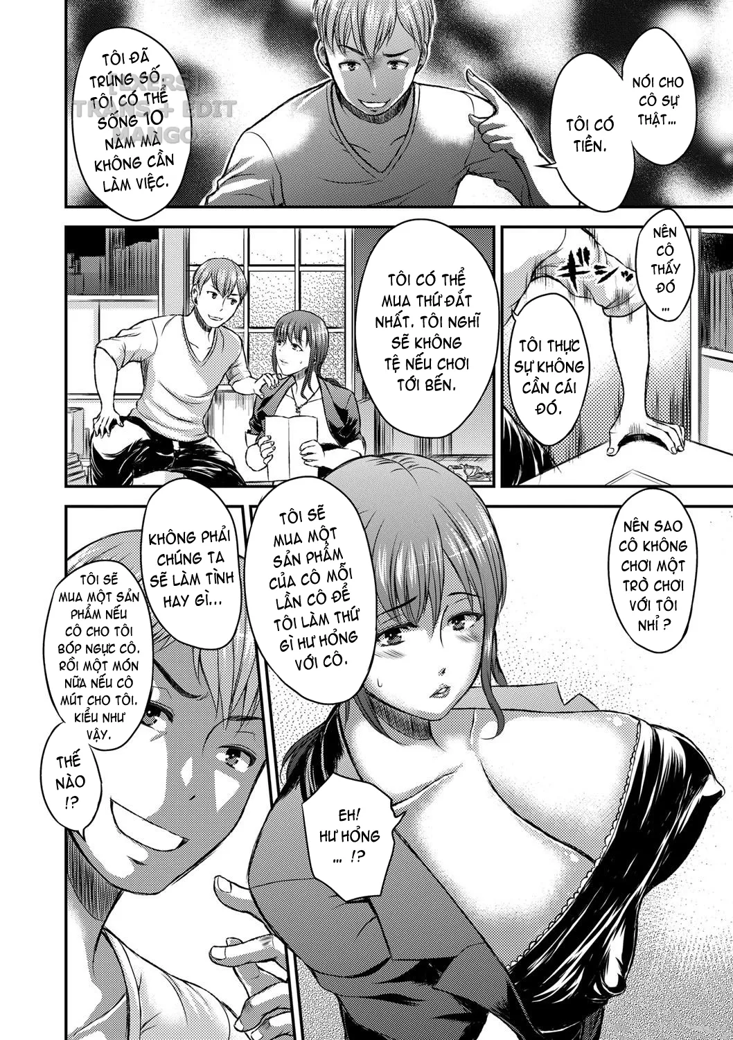 HentaiVN.net - Ảnh 8 - Inbi na Jukujo no Chichi Shibori. - Chap 5