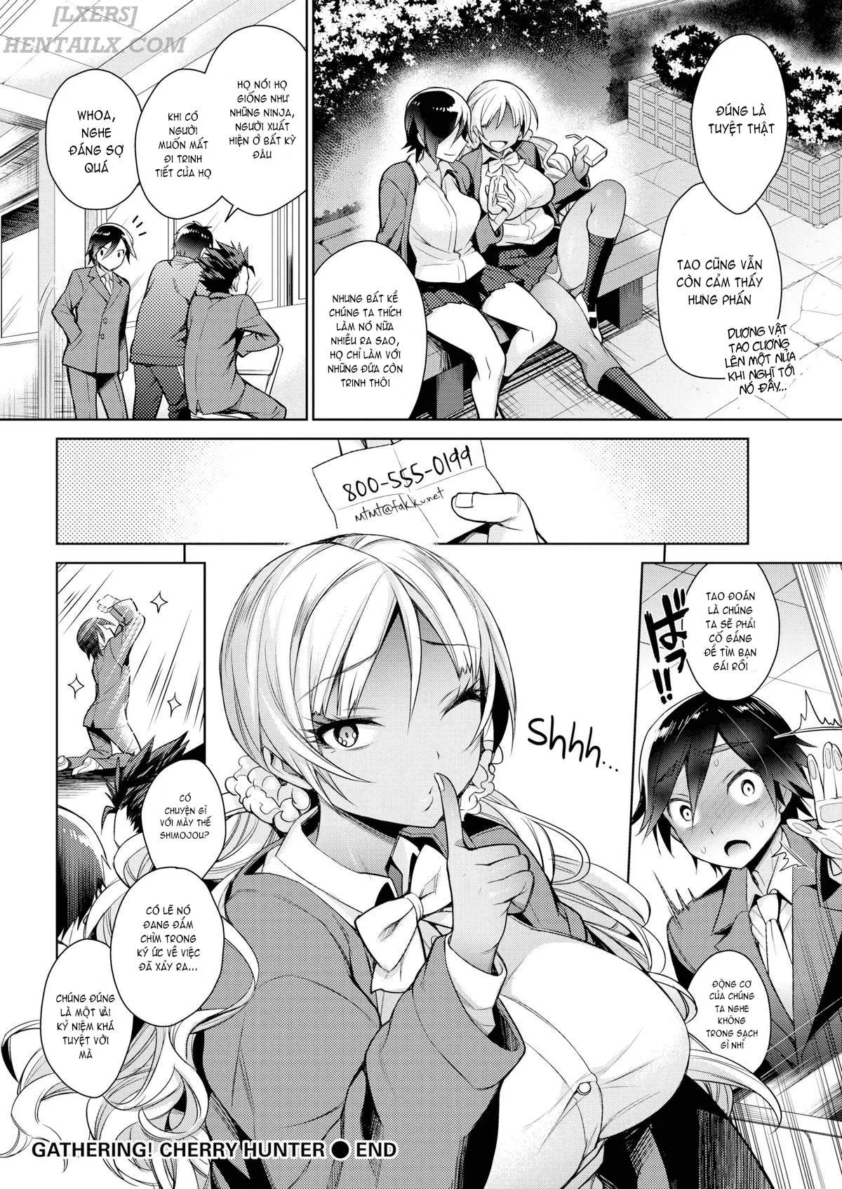 HentaiVN.net - Ảnh 26 - Gathering! Cherry Hunter [Comic Shitsurakuten 2016-06] - Oneshot