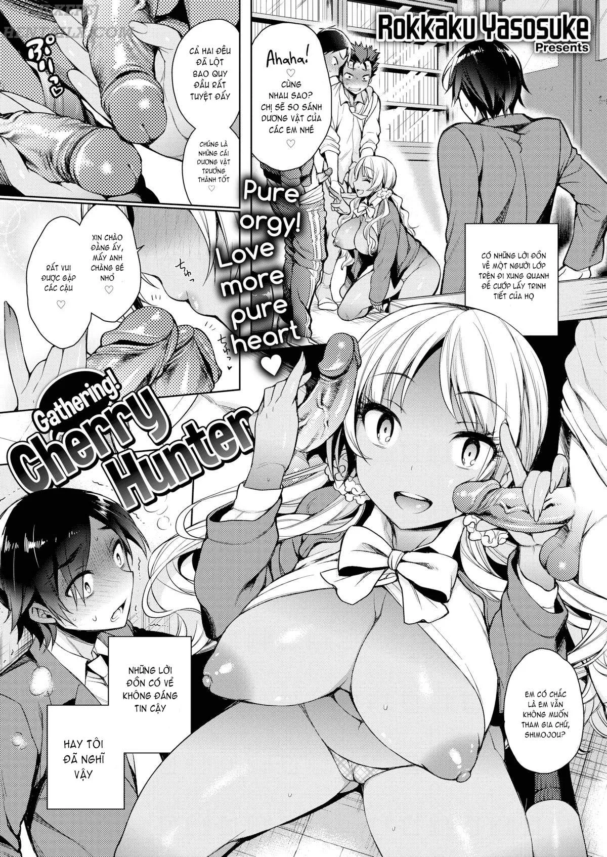 HentaiVN.net - Ảnh 3 - Gathering! Cherry Hunter [Comic Shitsurakuten 2016-06] - Oneshot
