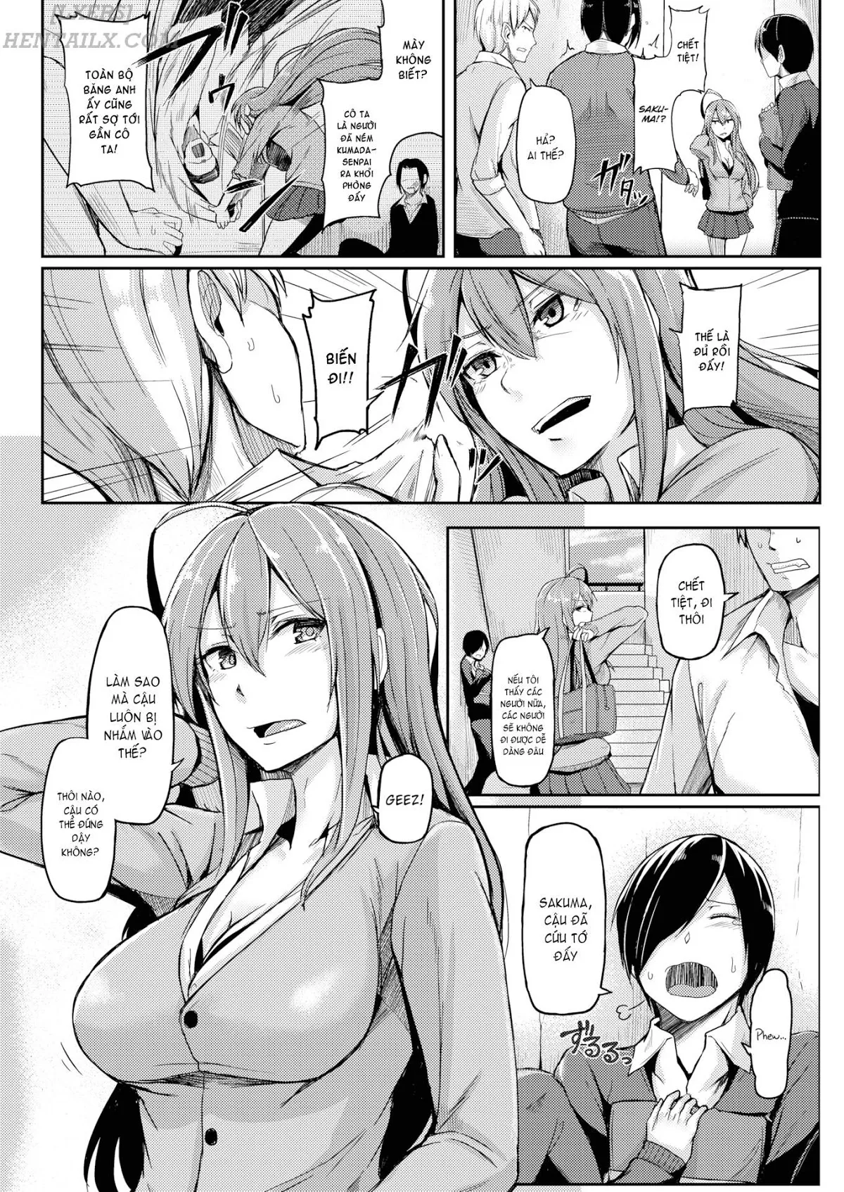 HentaiVN.net - Ảnh 4 - Help Me! Sakuma-san! [Comic Shitsurakuten 2017-04] - Oneshot