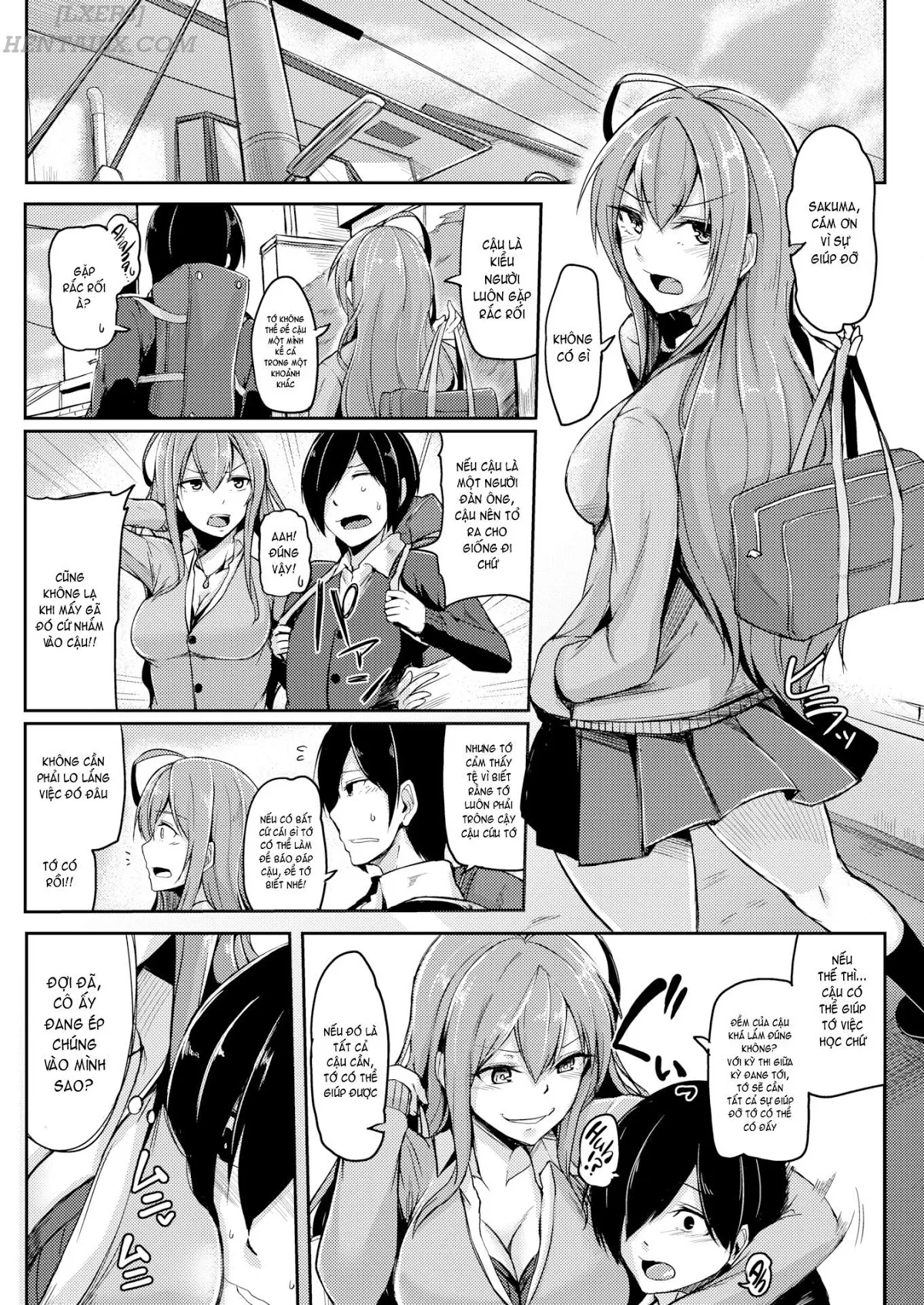 HentaiVN.net - Ảnh 5 - Help Me! Sakuma-san! [Comic Shitsurakuten 2017-04] - Oneshot