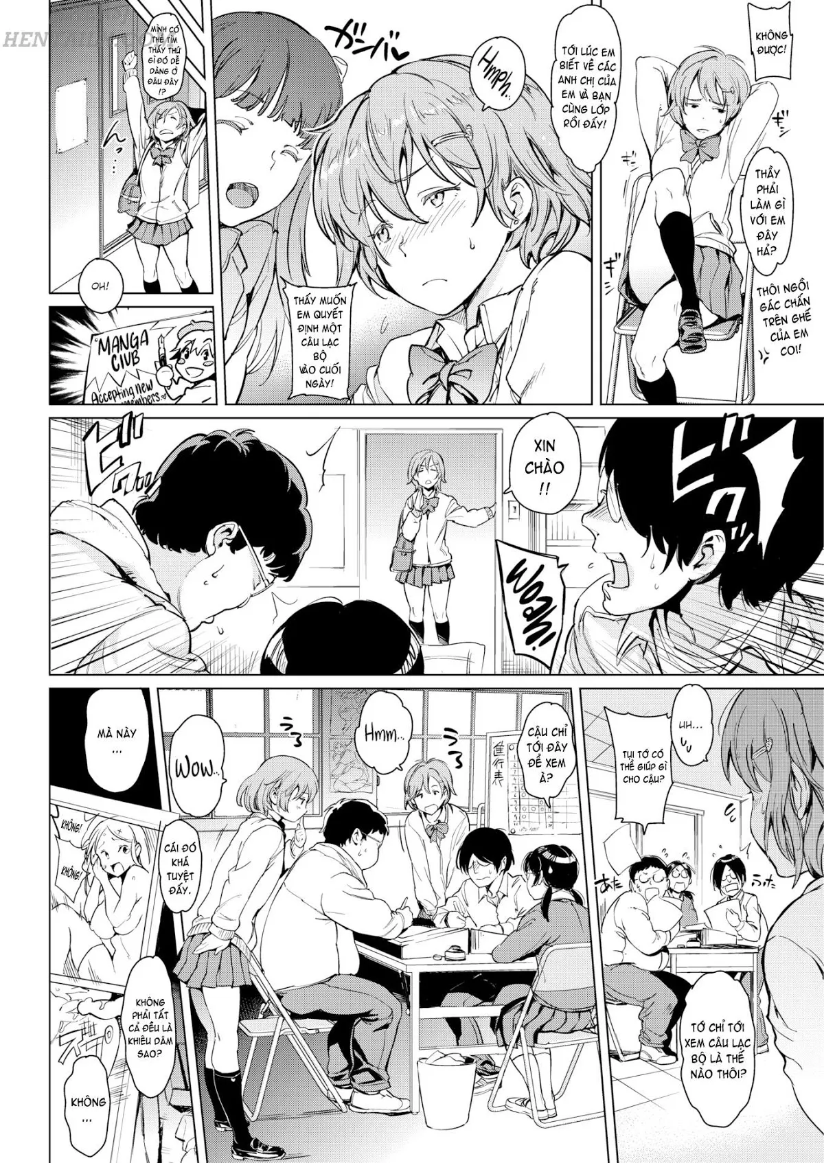 HentaiVN.net - Ảnh 10 - My First Club Activities [Comic Kairakuten 2017-02] - Oneshot