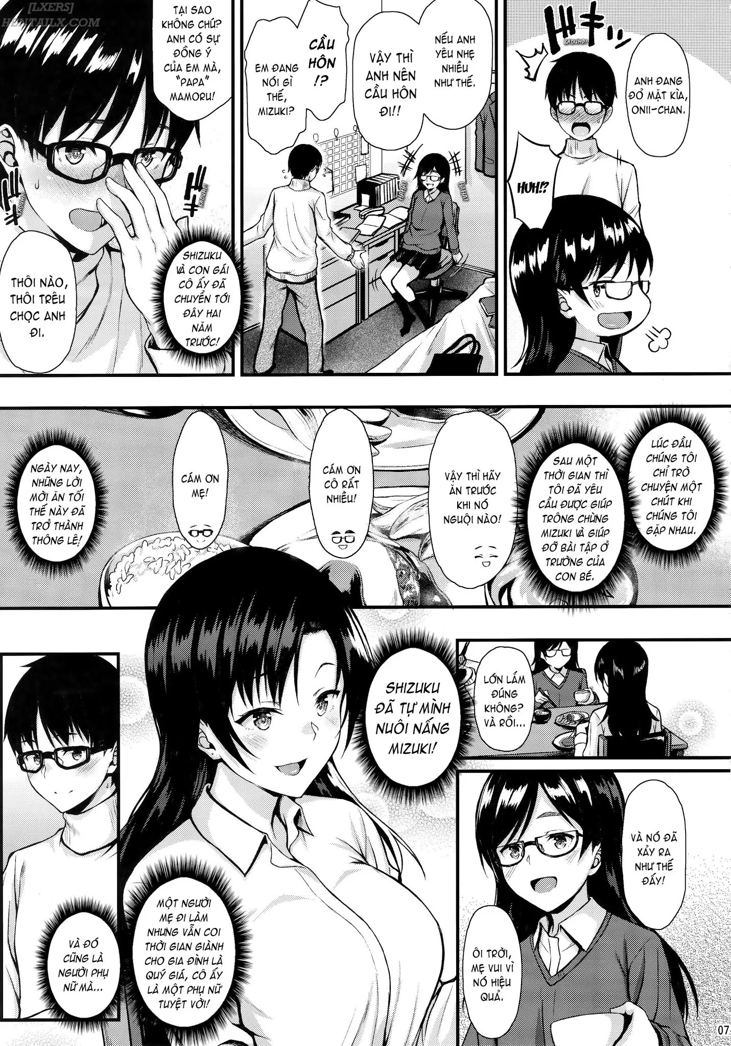 HentaiVN.net - Ảnh 7 - My Neighbor Shizuku-San, My Fondest Desire [Shizuku-San Wa Ore No Omoibito; My Neighbor Shizuku-San, My Fondest Desire] - Oneshot