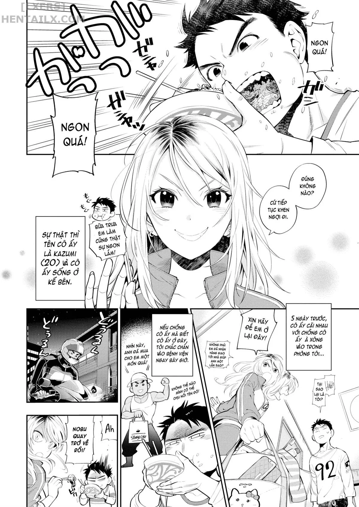 HentaiVN.net - Ảnh 4 - Delinquent Wife [Comic Kairakuten 2016-11] - Oneshot