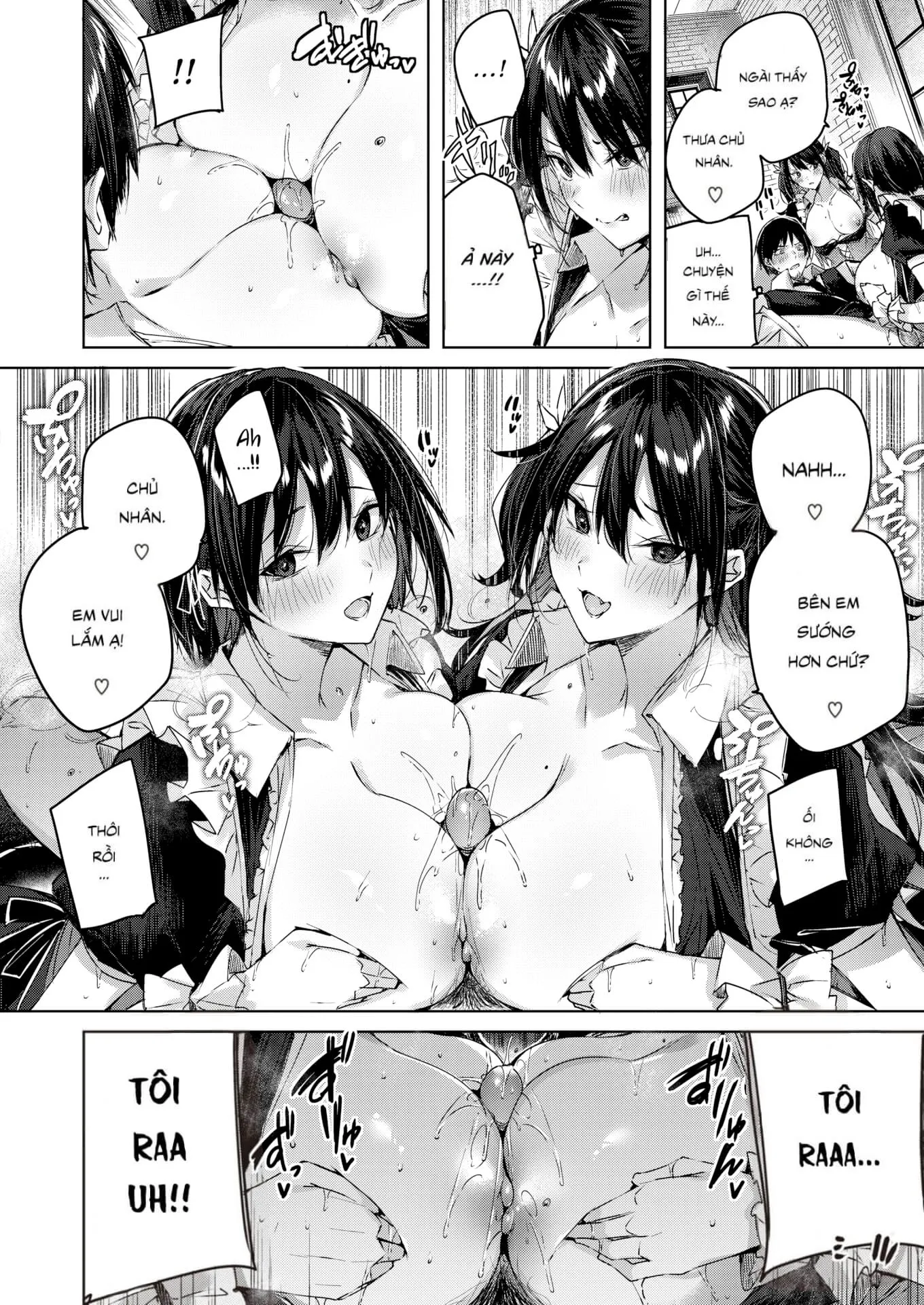 HentaiVN.net - Ảnh 13 - Câu Chuyện Thôi Miên Và 2 Nàng Hầu - 1-shot (không che)
