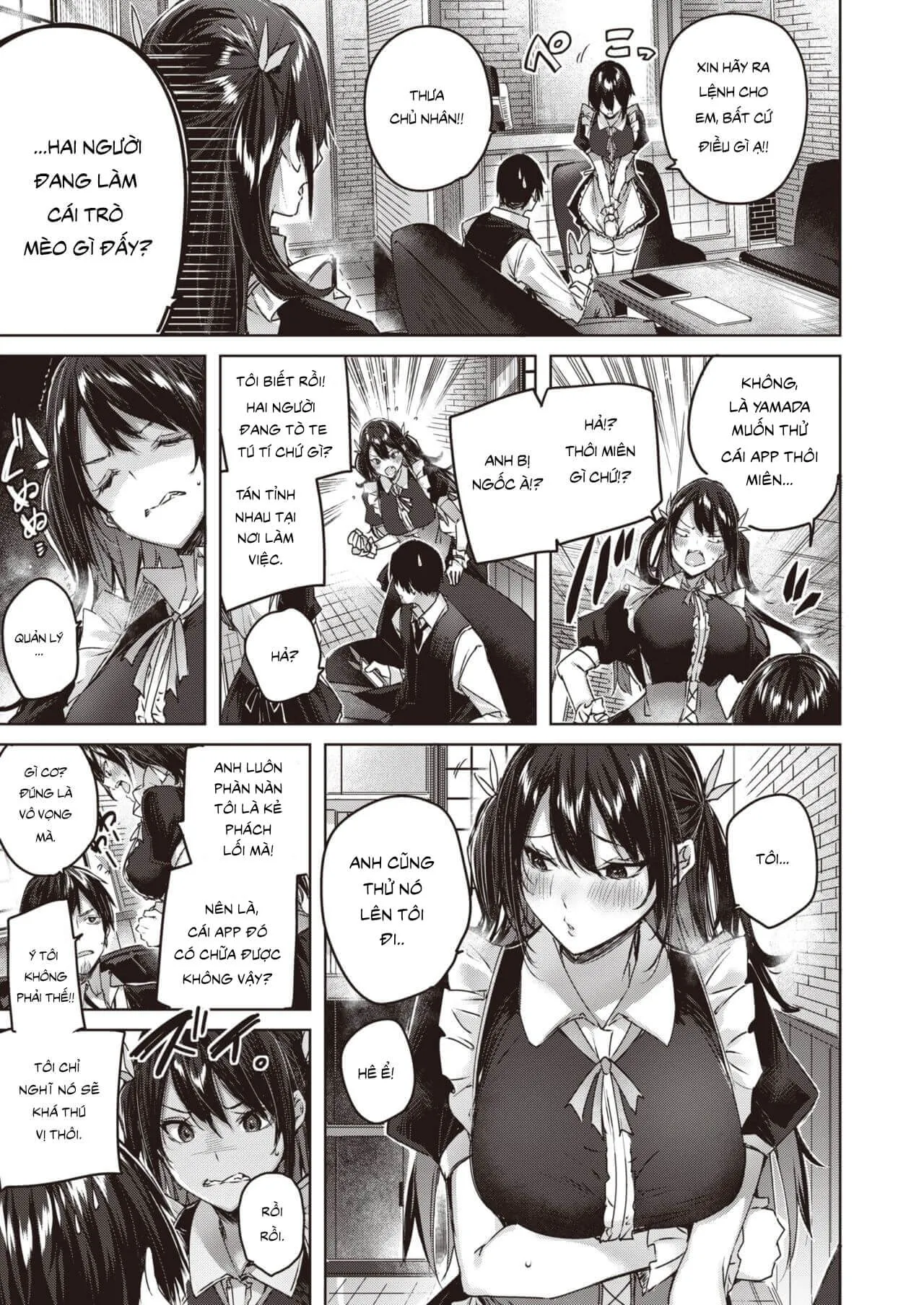 HentaiVN.net - Ảnh 6 - Câu Chuyện Thôi Miên Và 2 Nàng Hầu - Oneshot (có che)
