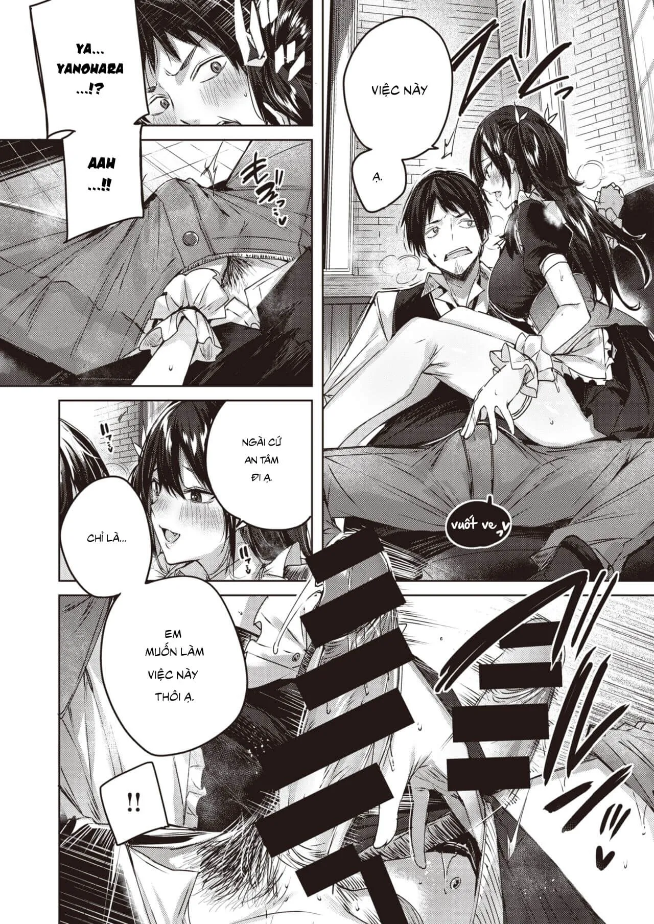 HentaiVN.net - Ảnh 9 - Câu Chuyện Thôi Miên Và 2 Nàng Hầu - Oneshot (có che)