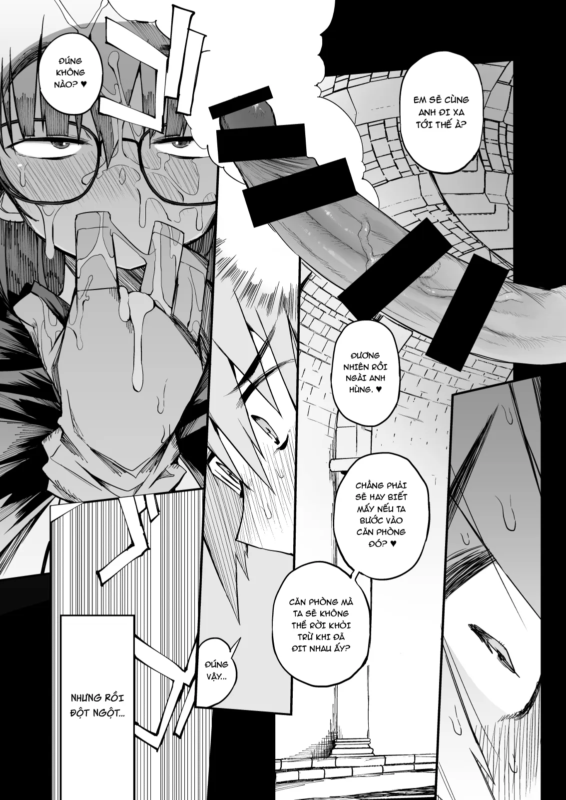 HentaiVN.net - Ảnh 30 - Sakusei Dungeon Kouryaku ni Mukanai Jimiko no S-kyuu Dosukebe [| Escaping a semen squeezing dungeon with a modest girl who I really didn't expect to have S-rank slut stats] - Oneshot