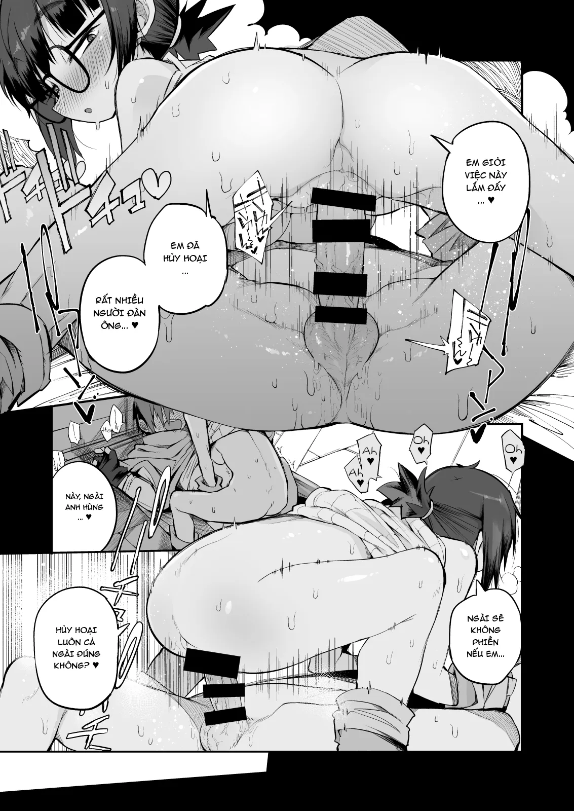 HentaiVN.net - Ảnh 40 - Sakusei Dungeon Kouryaku ni Mukanai Jimiko no S-kyuu Dosukebe [| Escaping a semen squeezing dungeon with a modest girl who I really didn't expect to have S-rank slut stats] - Oneshot