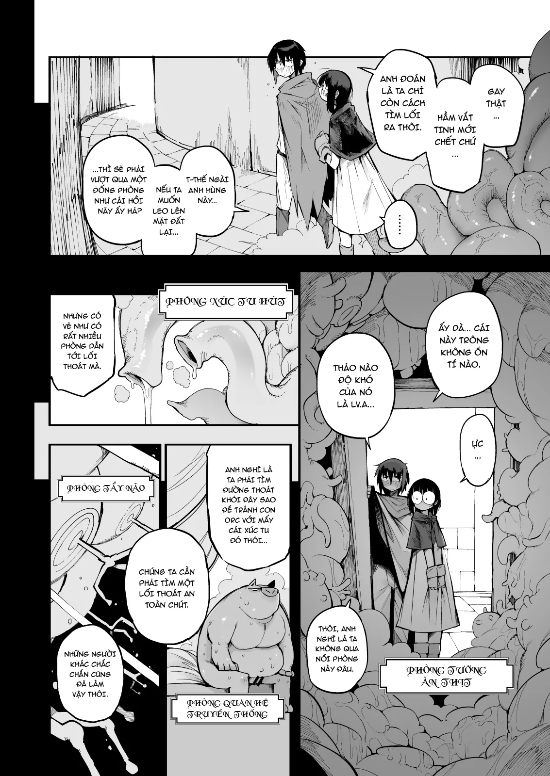 HentaiVN.net - Ảnh 6 - Sakusei Dungeon Kouryaku ni Mukanai Jimiko no S-kyuu Dosukebe [| Escaping a semen squeezing dungeon with a modest girl who I really didn't expect to have S-rank slut stats] - Oneshot