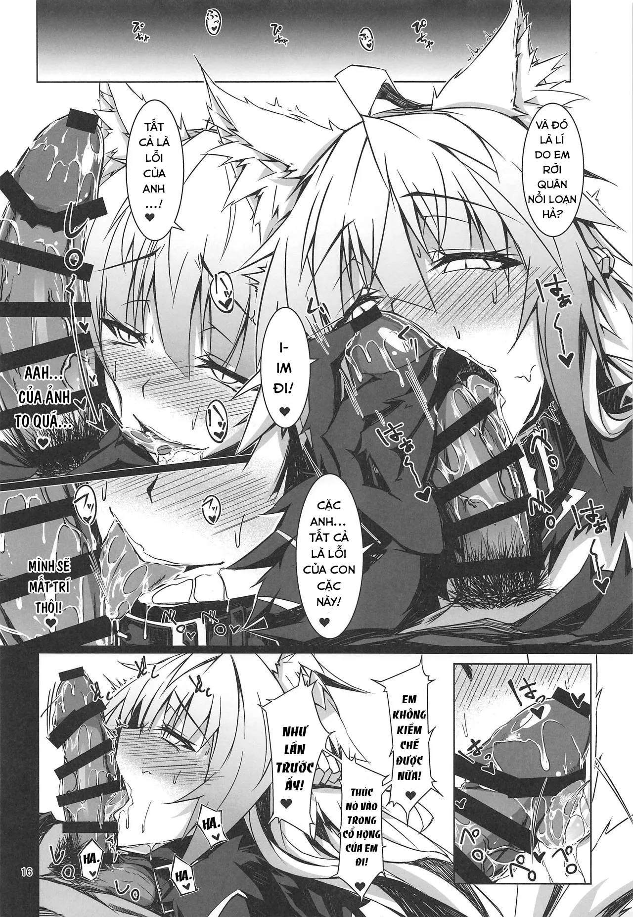 HentaiVN.net - Ảnh 15 - Ryouken wa Mesuinu Rashiku - Oneshot
