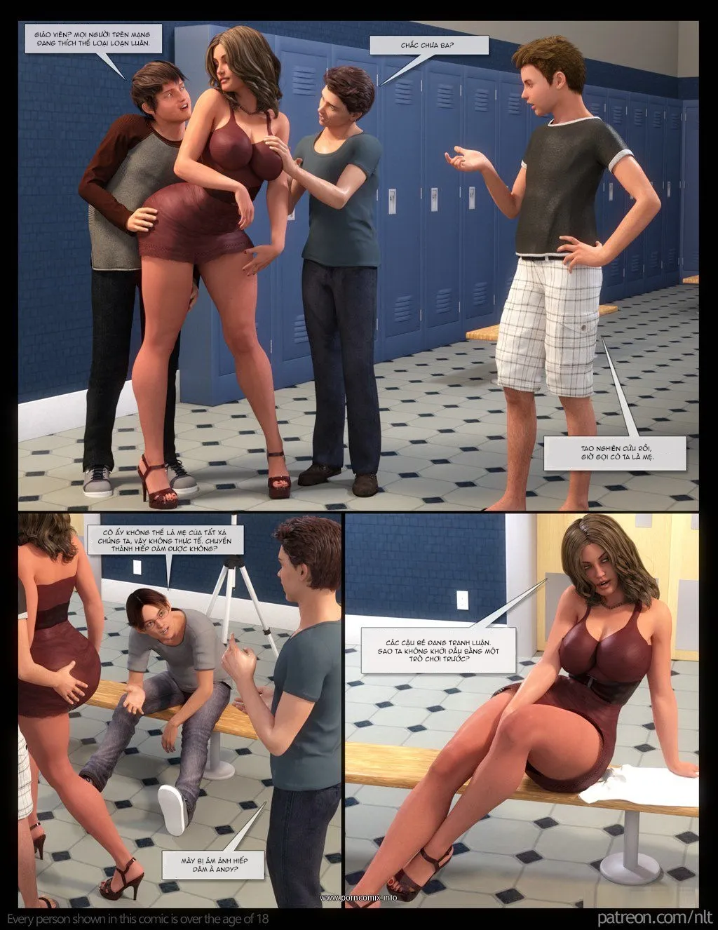 HentaiVN.net - Ảnh 13 - Mother's gangbang - Chap 1