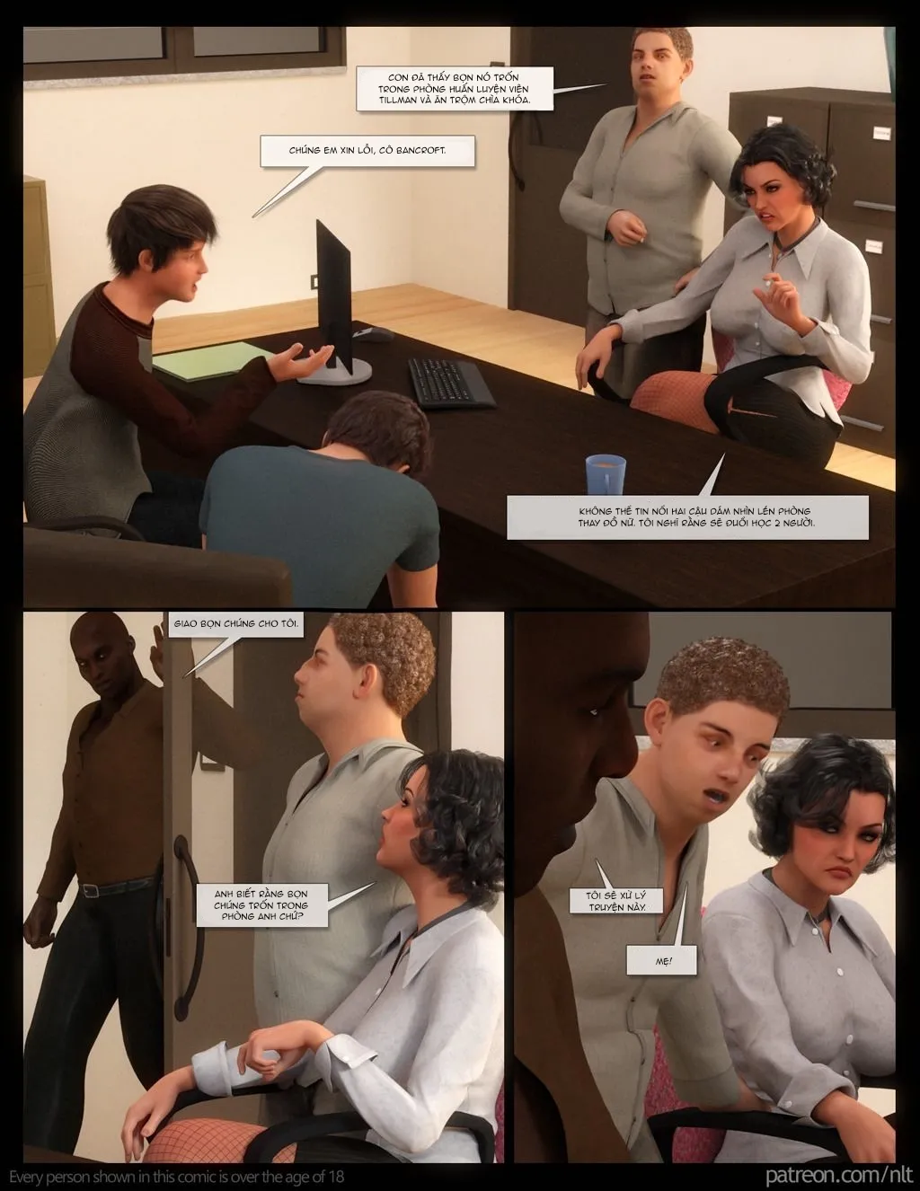 HentaiVN.net - Ảnh 3 - Mother's gangbang - Chap 1
