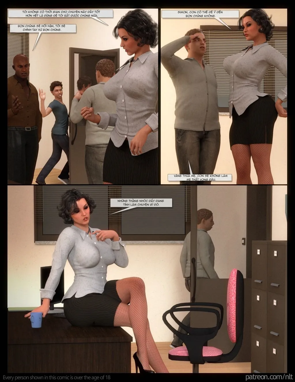HentaiVN.net - Ảnh 4 - Mother's gangbang - Chap 1