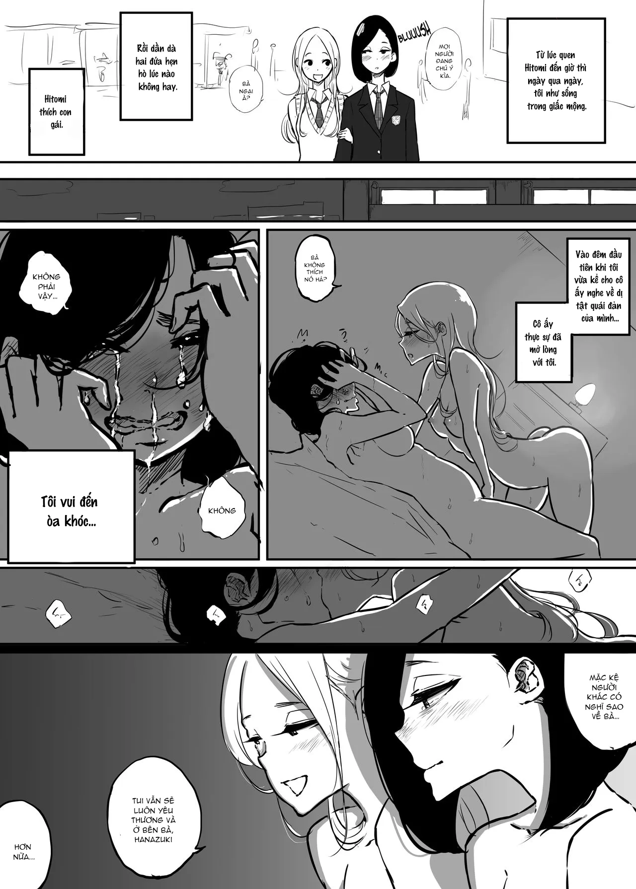 HentaiVN.net - Ảnh 4 - Sưởi ấm trái tjm [The Girl With a Mirrored Heart] - Yuri nhân văn