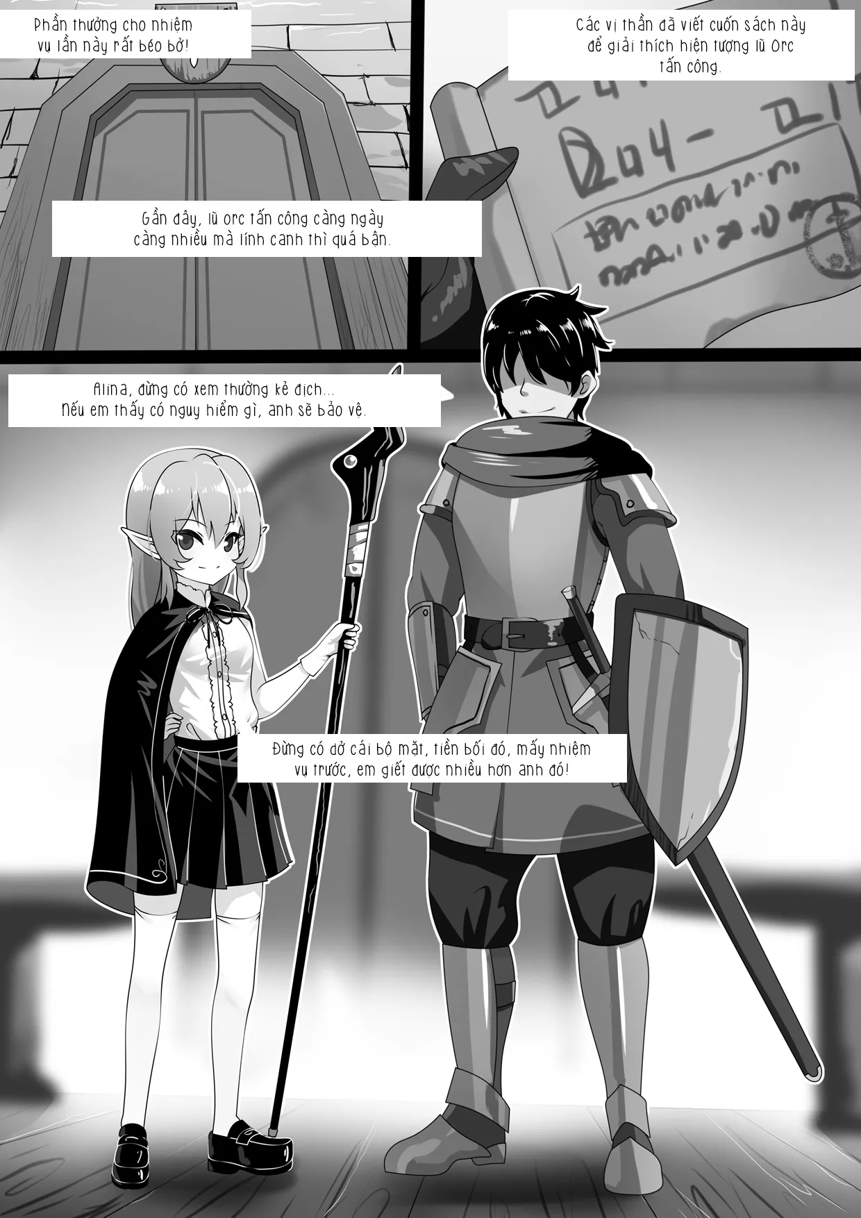 HentaiVN.net - Ảnh 3 - Lũ Orc Đột Kích [Orc Counter Attacks] - Chap 2