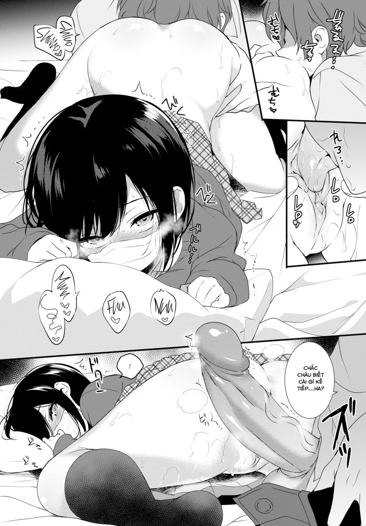 HentaiVN.net - Ảnh 10 - Con mèo con mất nết [Kitten on the Bed] - Oneshot