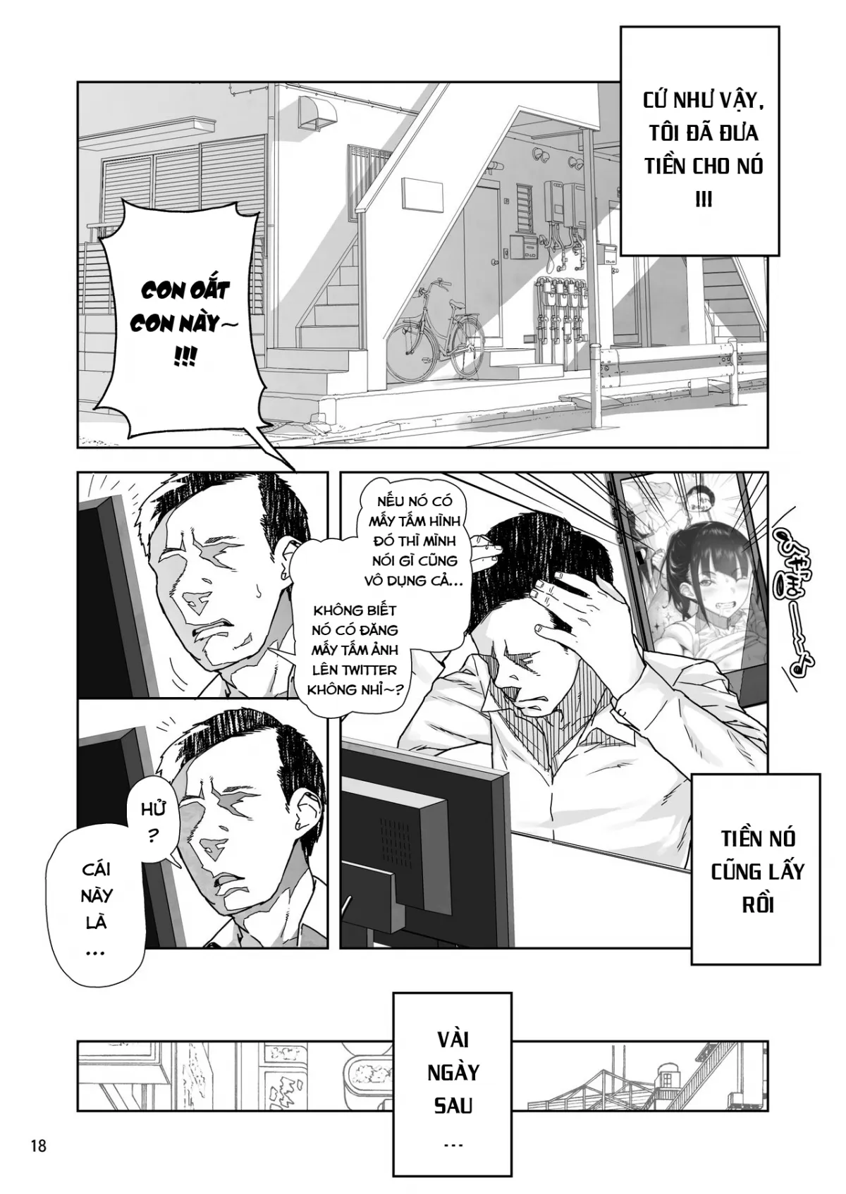 HentaiVN.net - Ảnh 17 - Ngày mà tôi nắm được điểm yếu của đứa cháu JK [JC Meikko no Yowami o Nigitta Hi] - Oneshot