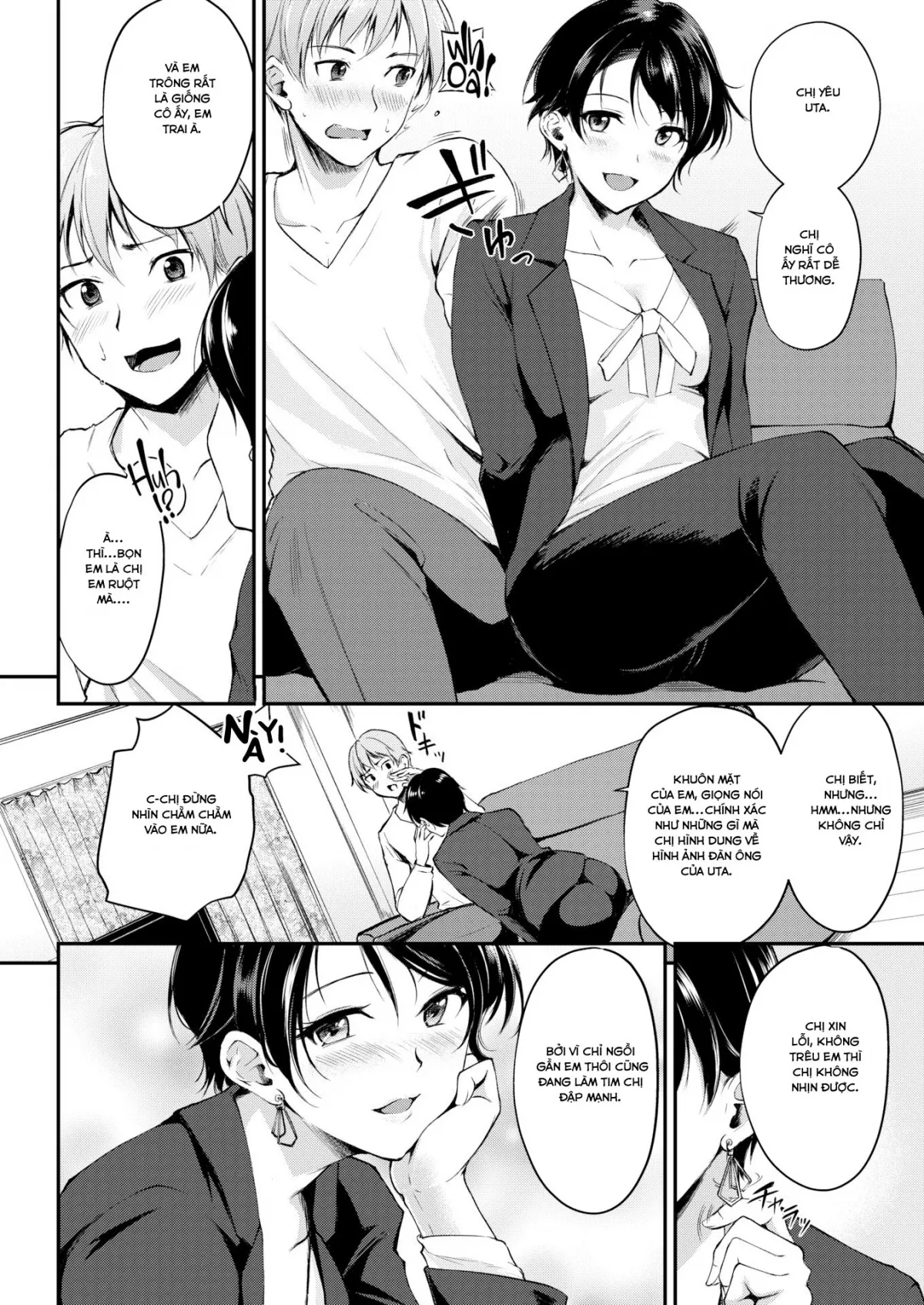 HentaiVN.net - Ảnh 6 - Chị gái tôi có bạn trai [Sis’s Boyfriend] - Oneshot