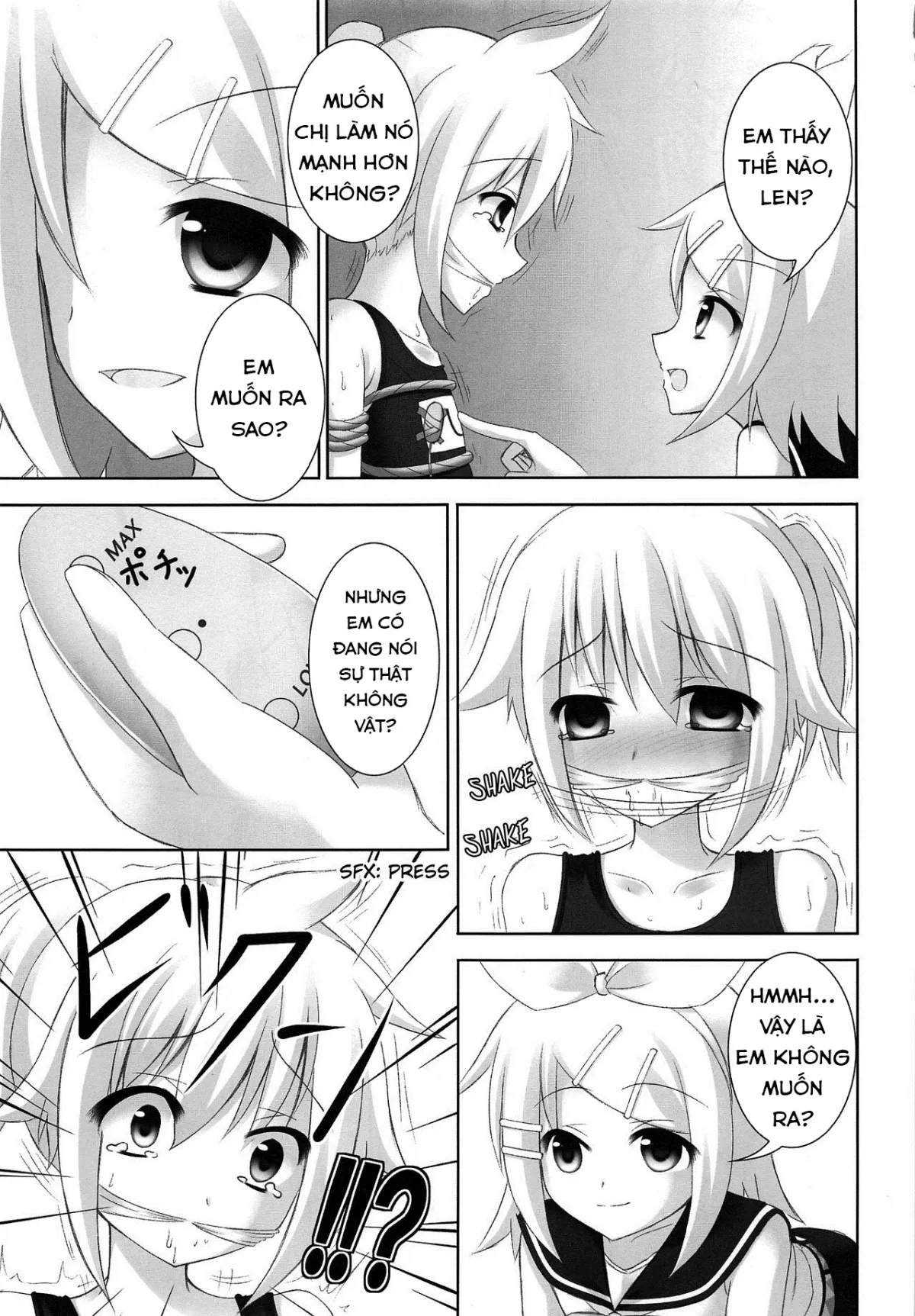 HentaiVN.net - Ảnh 13 - Oshioki Len kyun (VOCALOID) [Len-kyun's Punishment (VOCALOID), お仕置きレンきゅん (VOCALOID)] - Oneshot