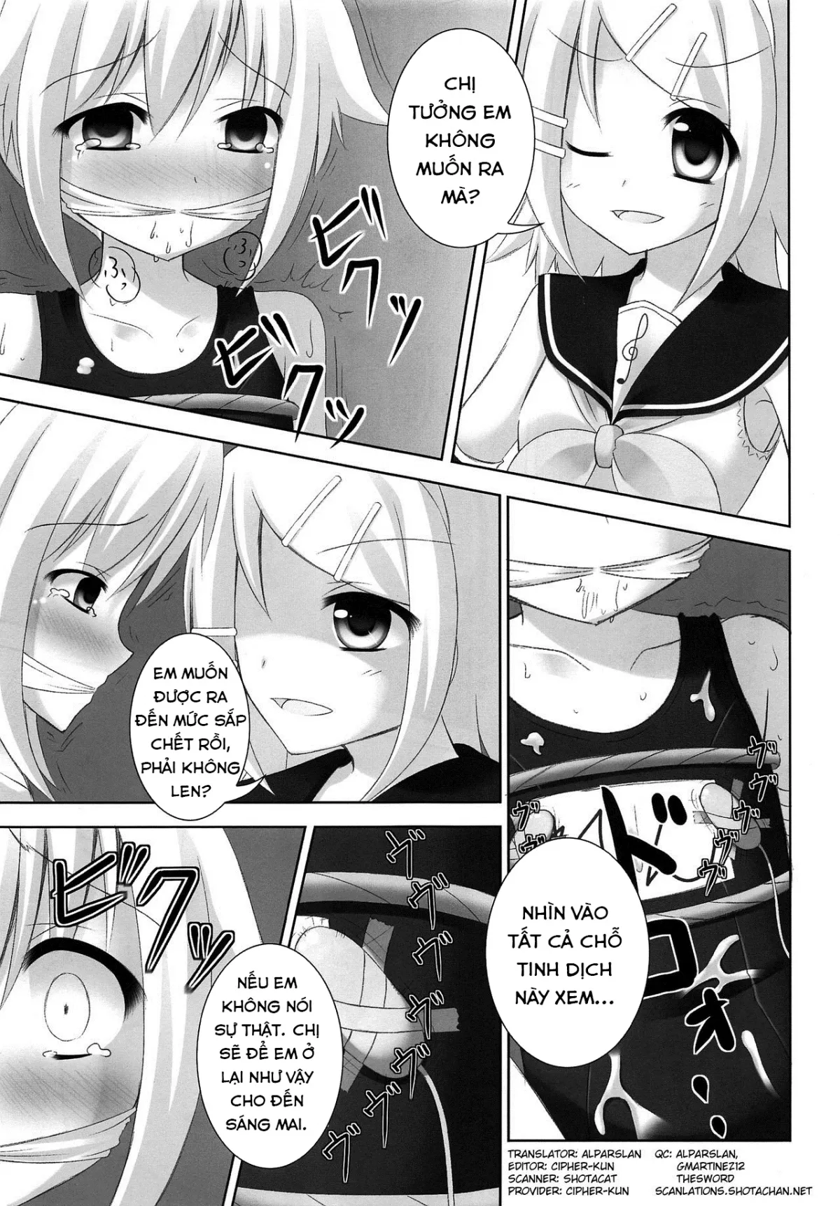 HentaiVN.net - Ảnh 15 - Oshioki Len kyun (VOCALOID) [Len-kyun's Punishment (VOCALOID), お仕置きレンきゅん (VOCALOID)] - Oneshot