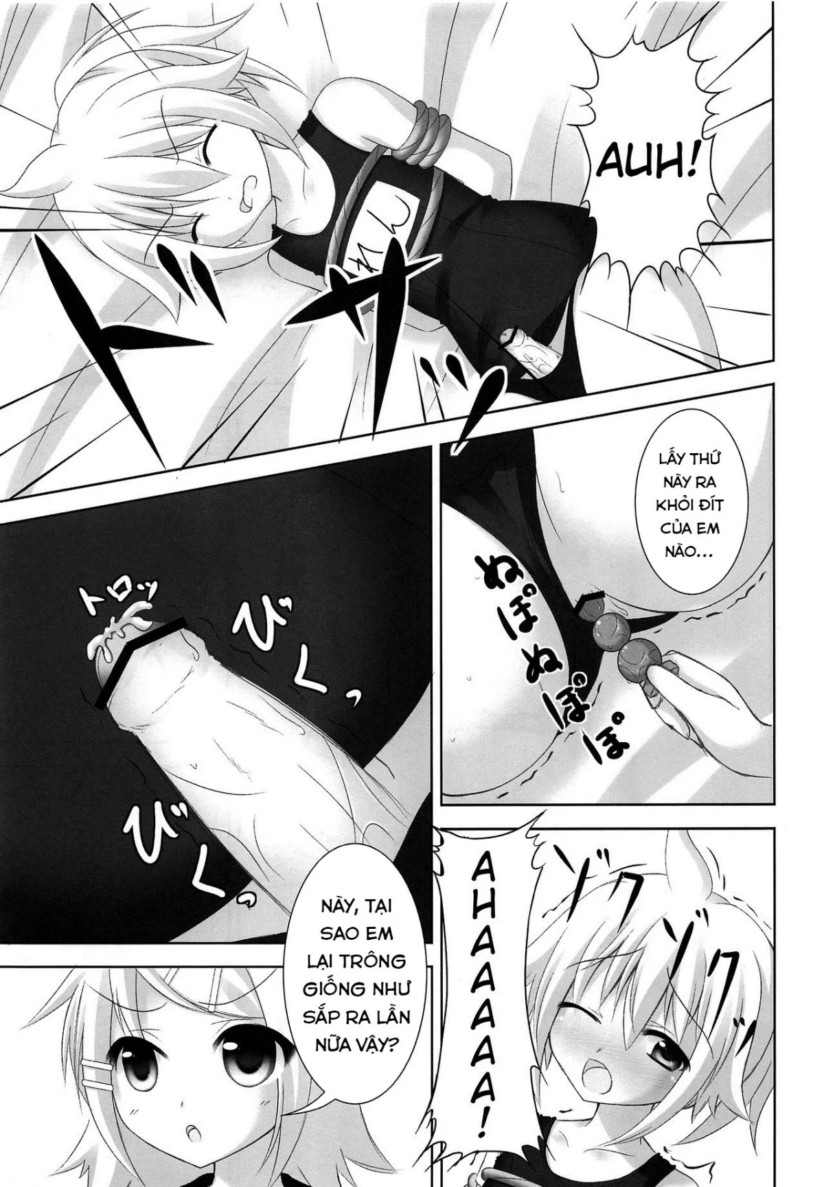 HentaiVN.net - Ảnh 17 - Oshioki Len kyun (VOCALOID) [Len-kyun's Punishment (VOCALOID), お仕置きレンきゅん (VOCALOID)] - Oneshot