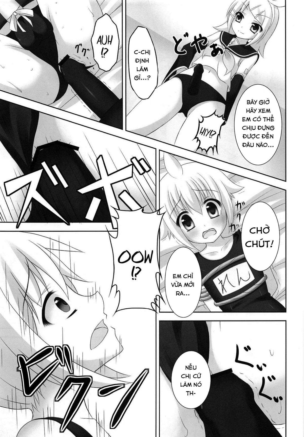 HentaiVN.net - Ảnh 19 - Oshioki Len kyun (VOCALOID) [Len-kyun's Punishment (VOCALOID), お仕置きレンきゅん (VOCALOID)] - Oneshot