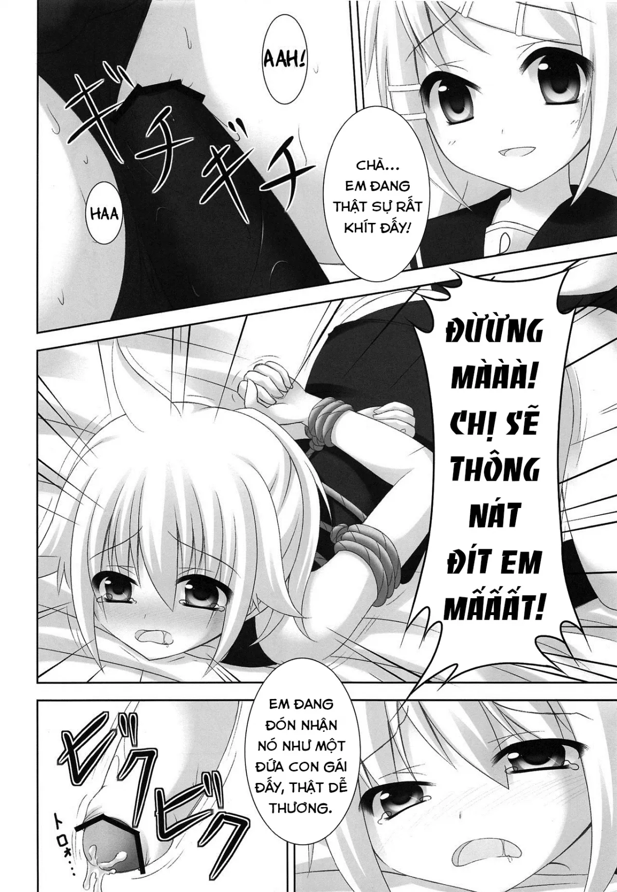 HentaiVN.net - Ảnh 22 - Oshioki Len kyun (VOCALOID) [Len-kyun's Punishment (VOCALOID), お仕置きレンきゅん (VOCALOID)] - Oneshot