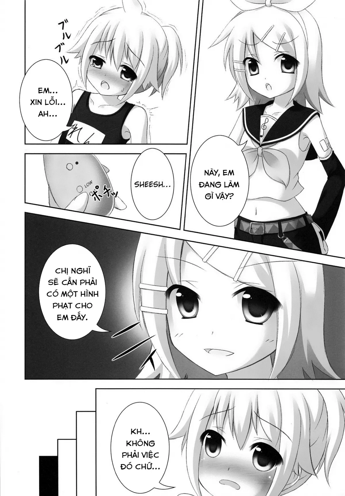 HentaiVN.net - Ảnh 8 - Oshioki Len kyun (VOCALOID) [Len-kyun's Punishment (VOCALOID), お仕置きレンきゅん (VOCALOID)] - Oneshot
