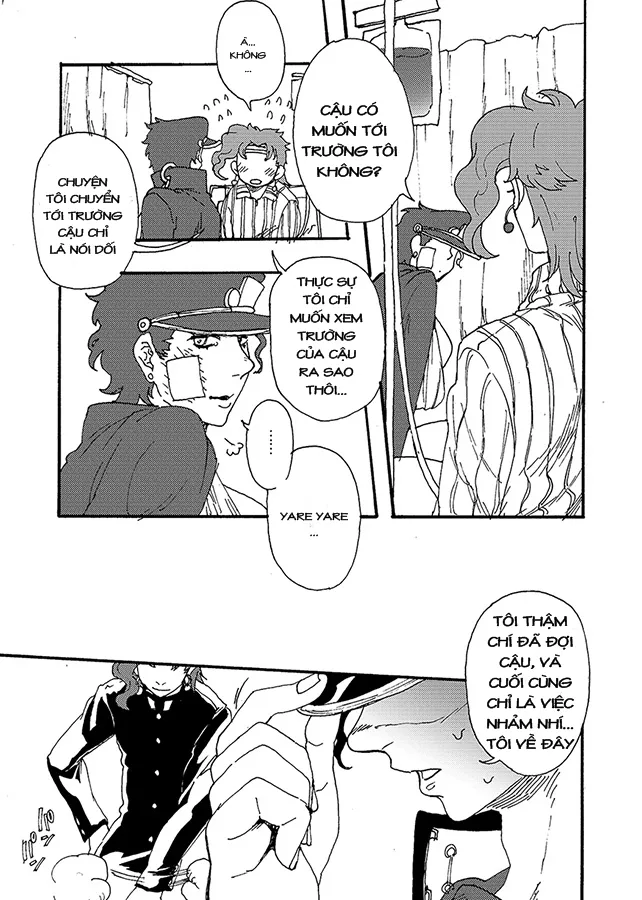 HentaiVN.net - Ảnh 11 - Chuyện tình vãi lọ (JoJo's Bizarre Adventure-Stardust Crusaders) [Bottom of Bottle] - Chap 1: Kặckyaoin x JôJô