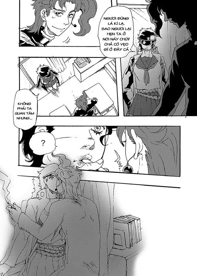 HentaiVN.net - Ảnh 8 - Chuyện tình vãi lọ (JoJo's Bizarre Adventure-Stardust Crusaders) [Bottom of Bottle] - Chap 1: Kặckyaoin x JôJô